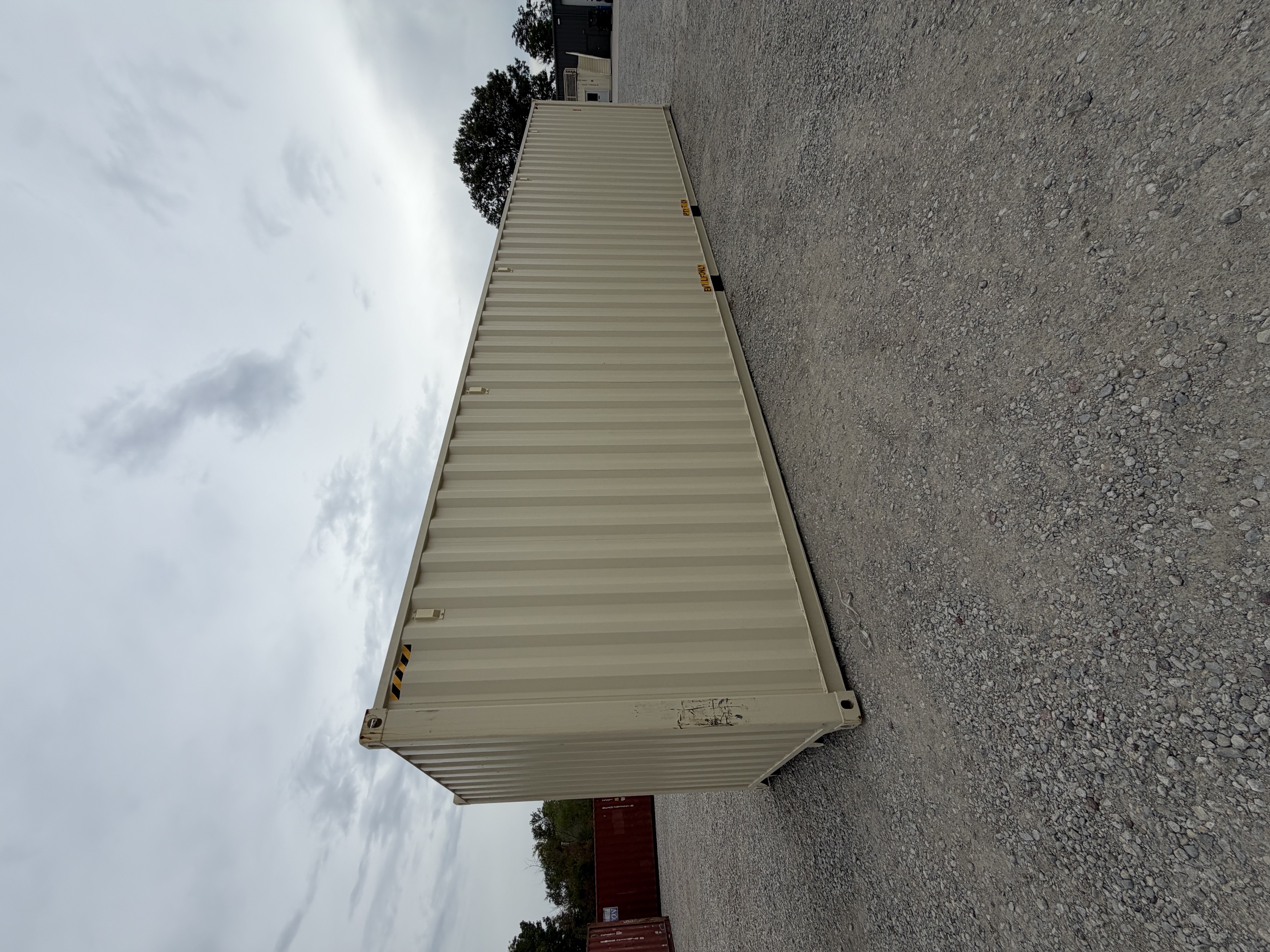 Rear corner view of the product