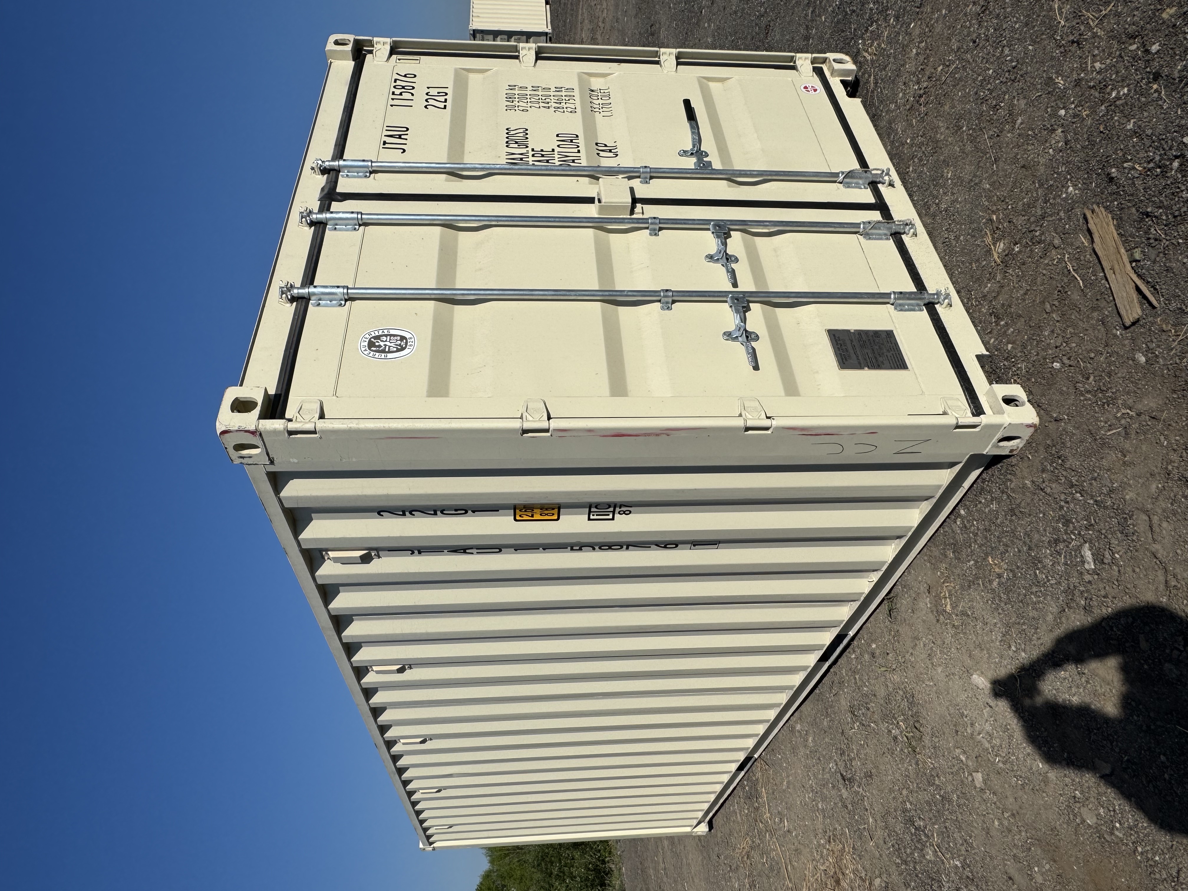 Front corner view of the product