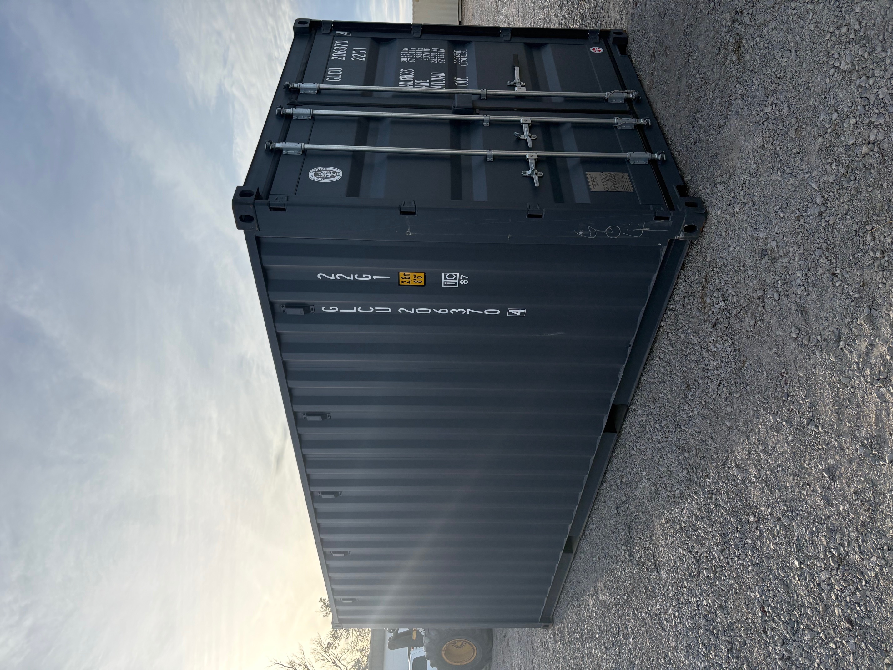 Front corner view of the product