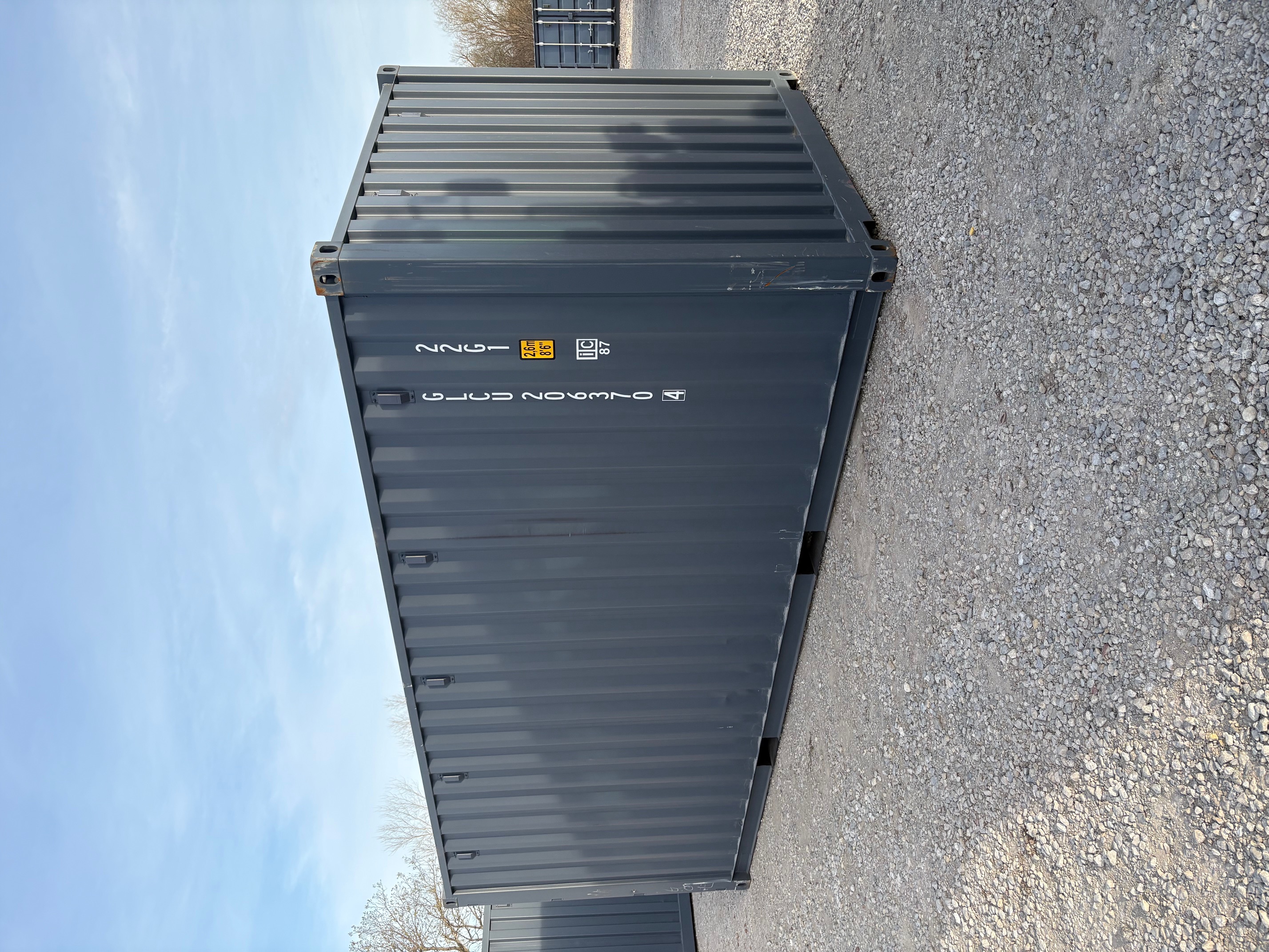 Rear corner view of the product