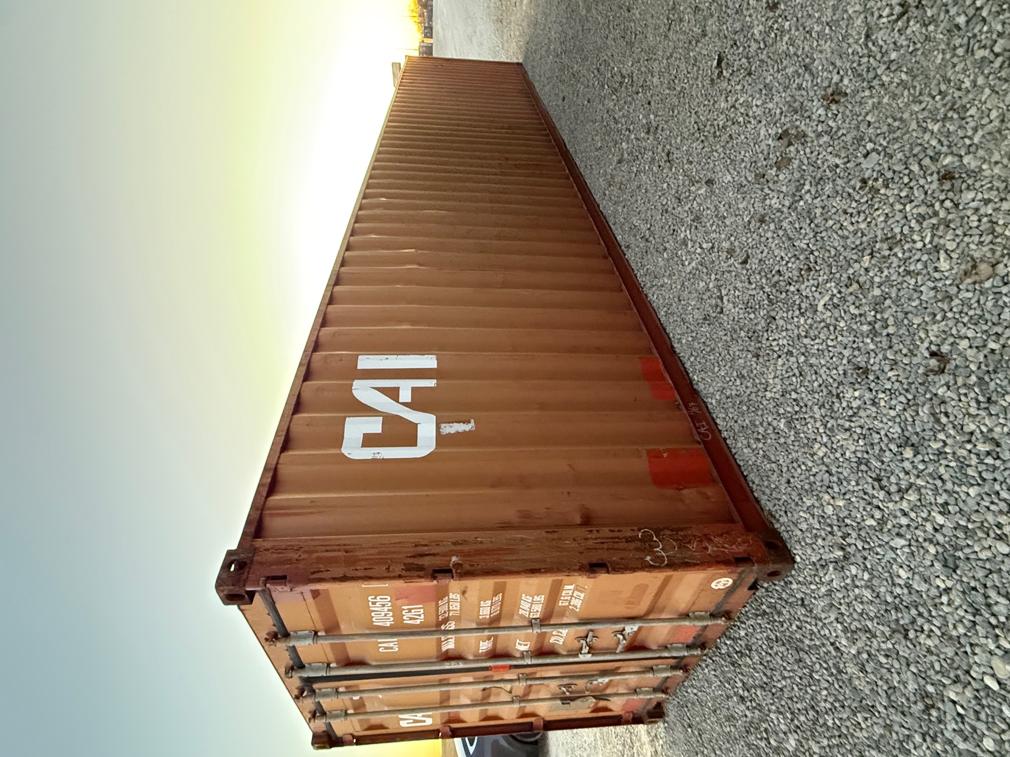 Front corner view of the product