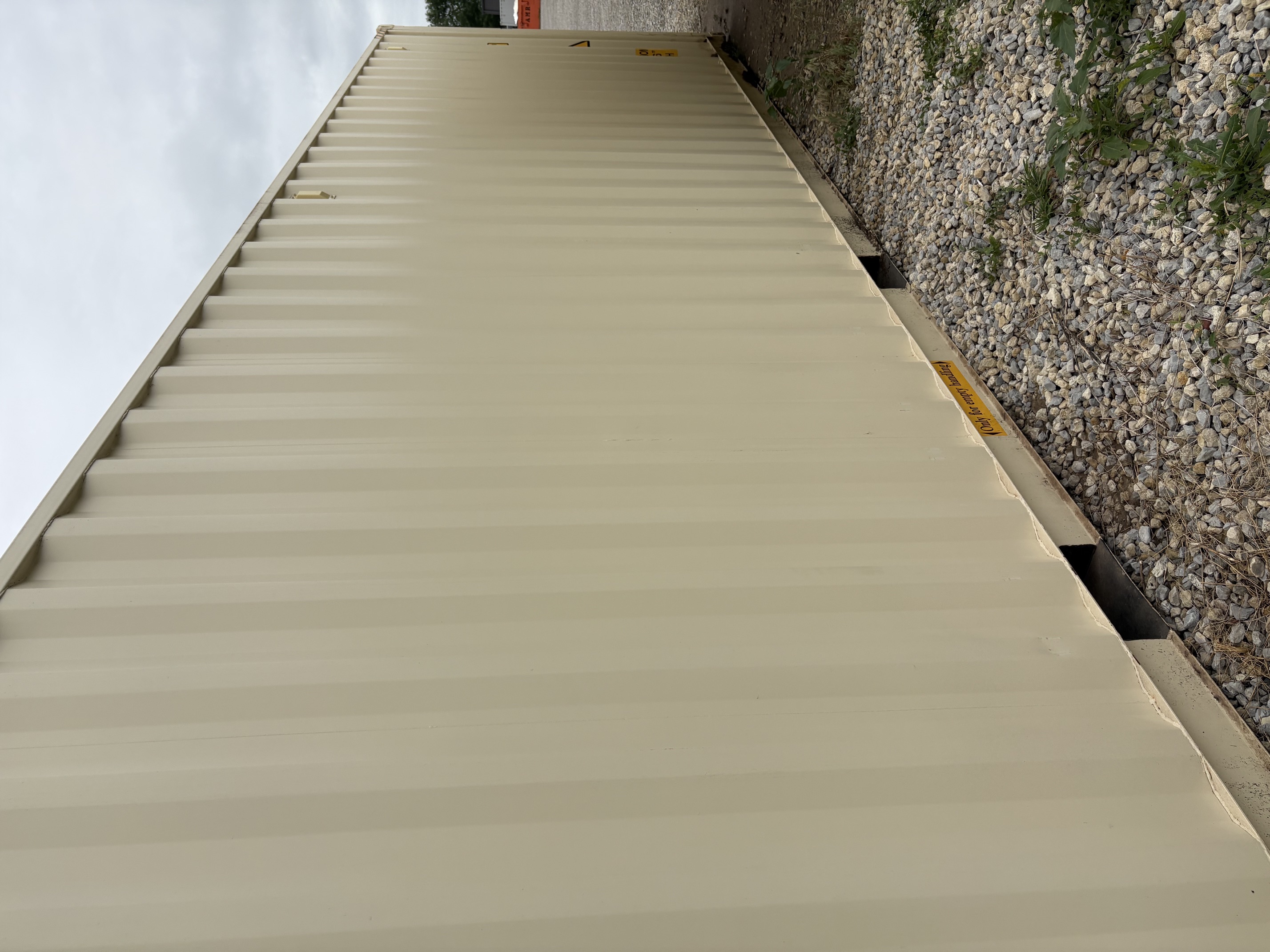Front corner view of the product