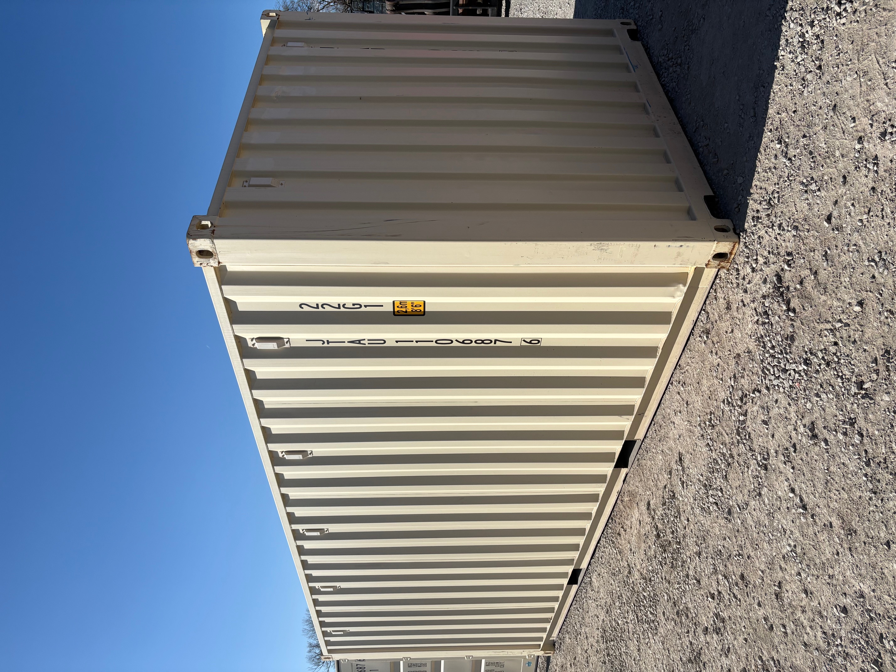 Rear corner view of the product