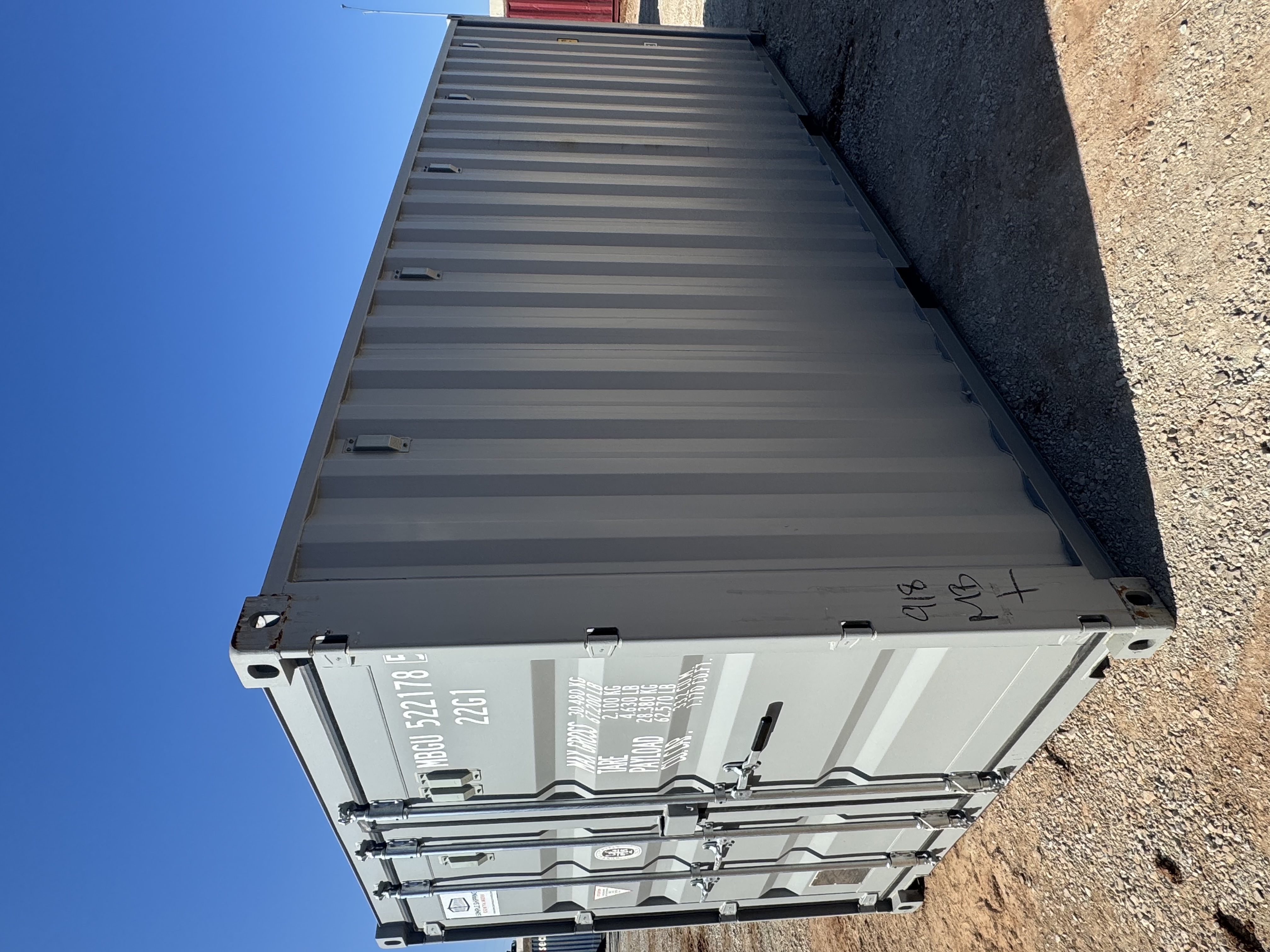 Rear corner view of the product