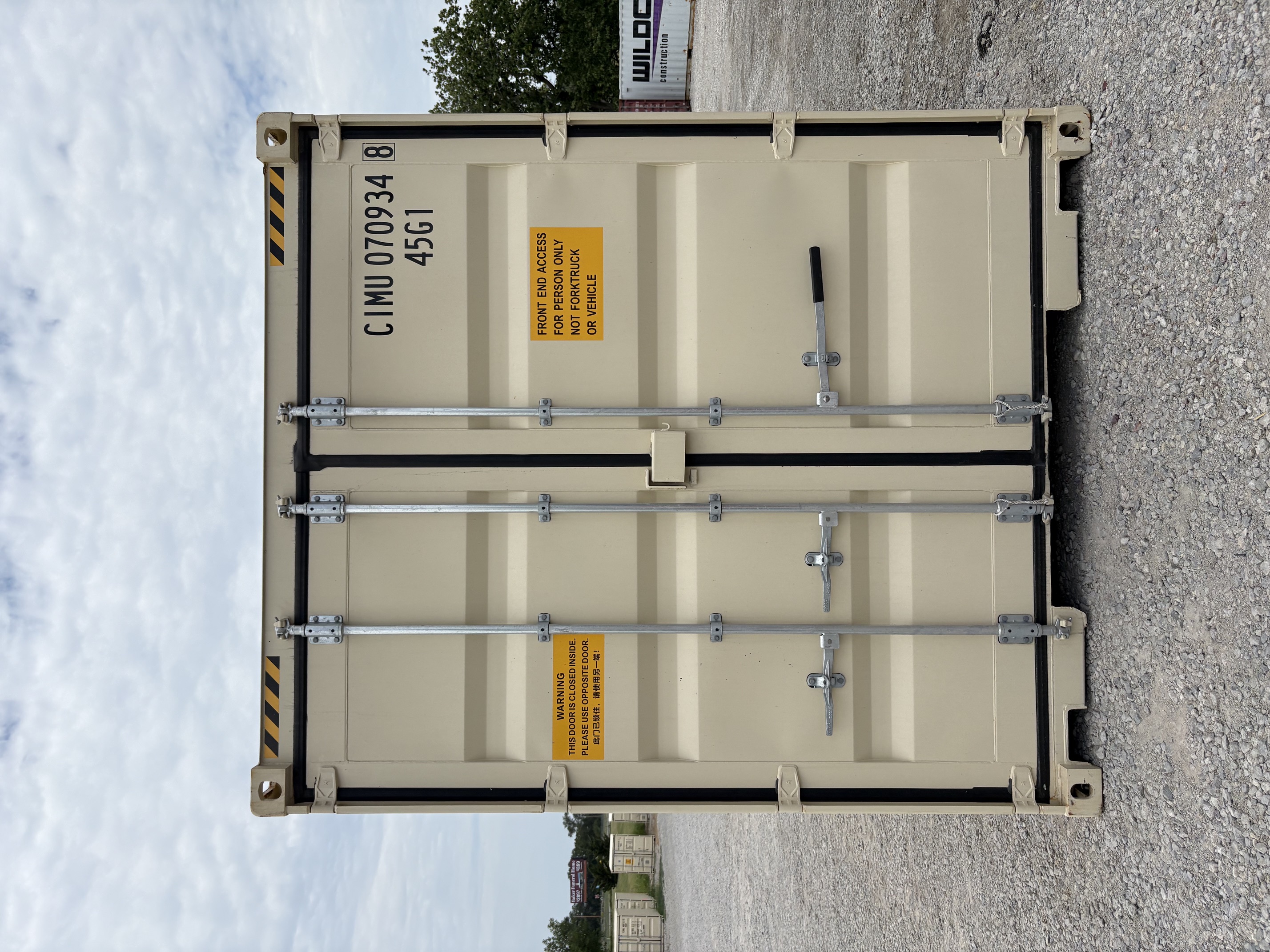 Front view of the product