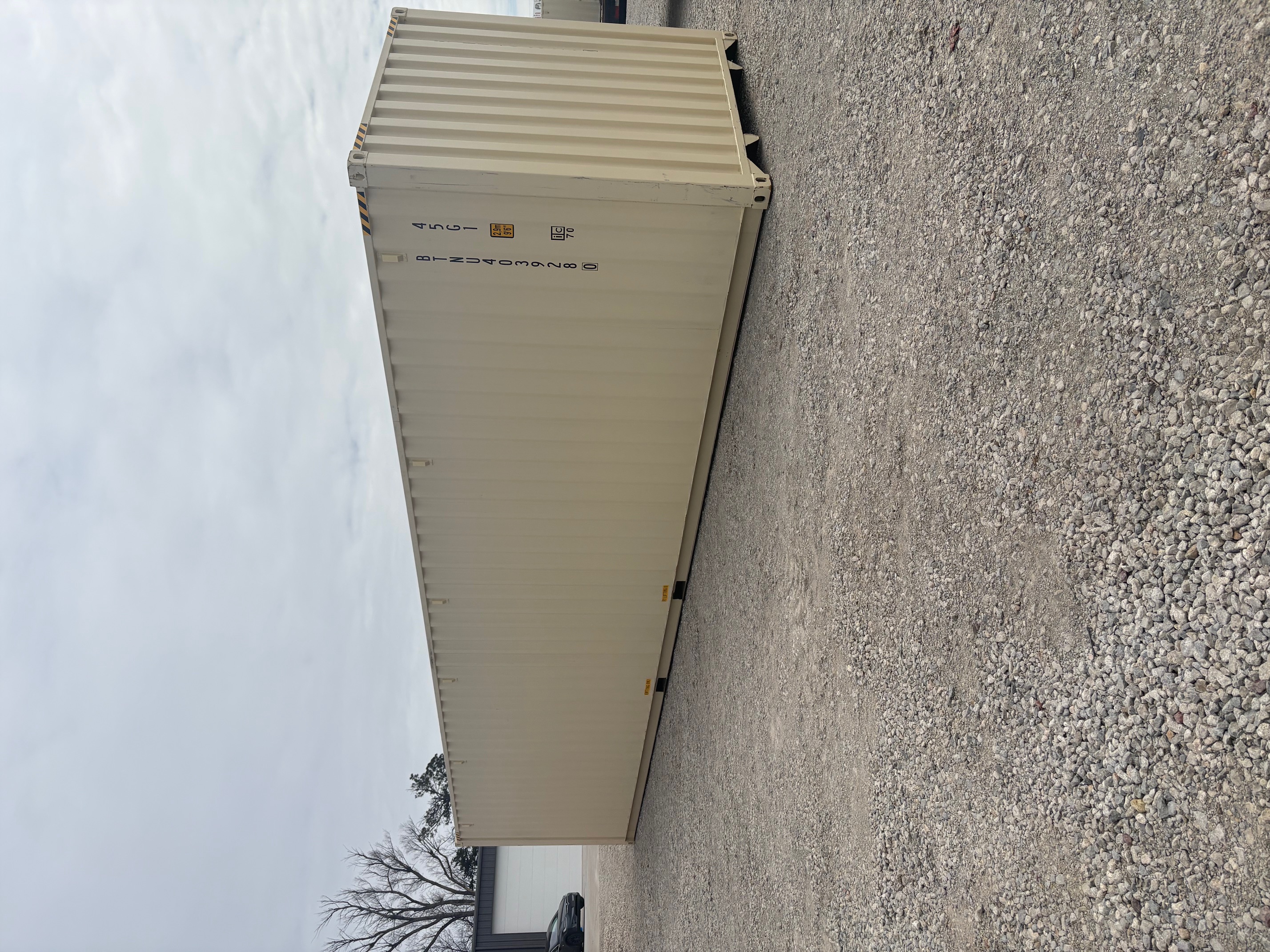 Rear corner view of the product