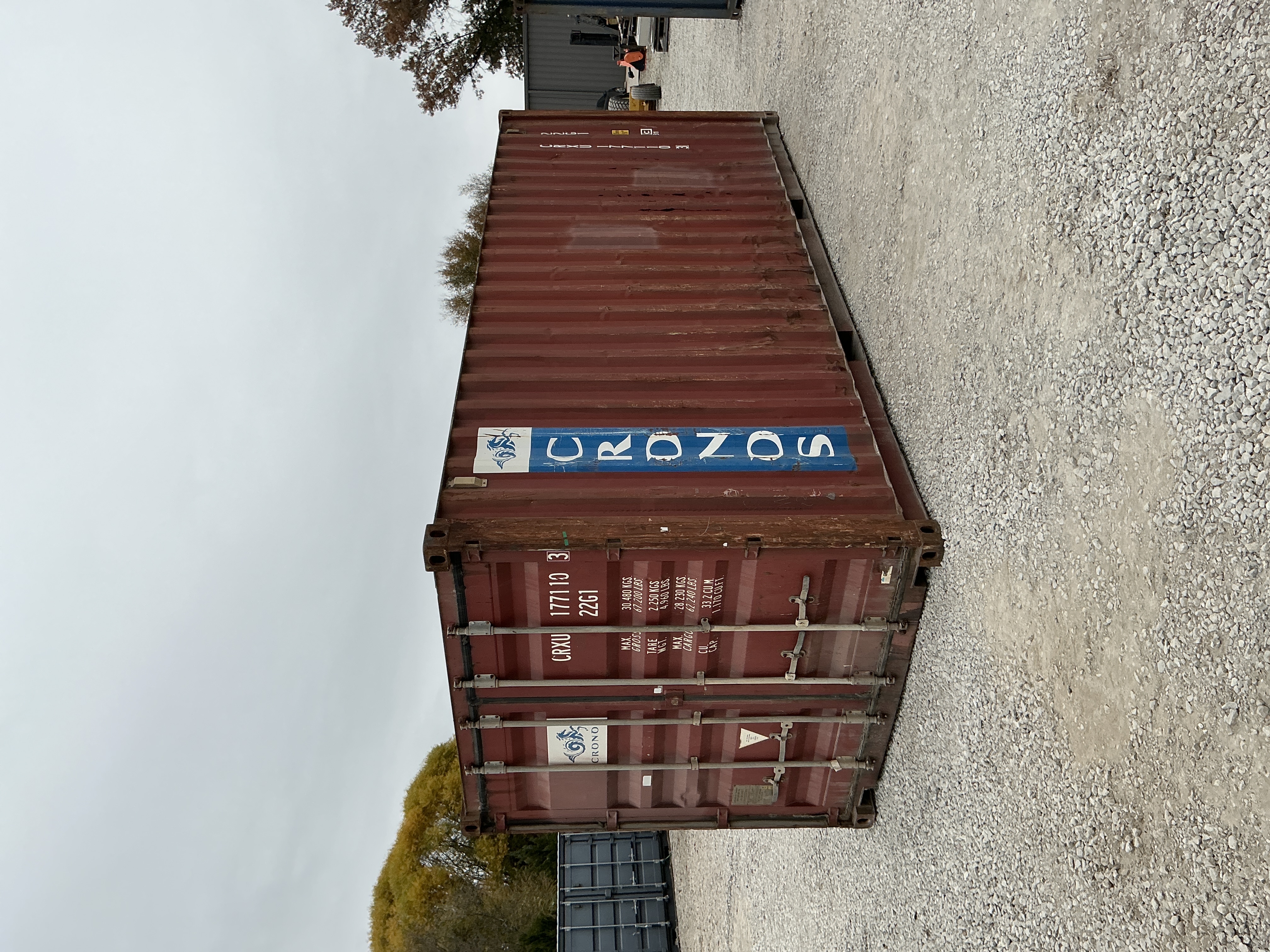 Front corner view of the product