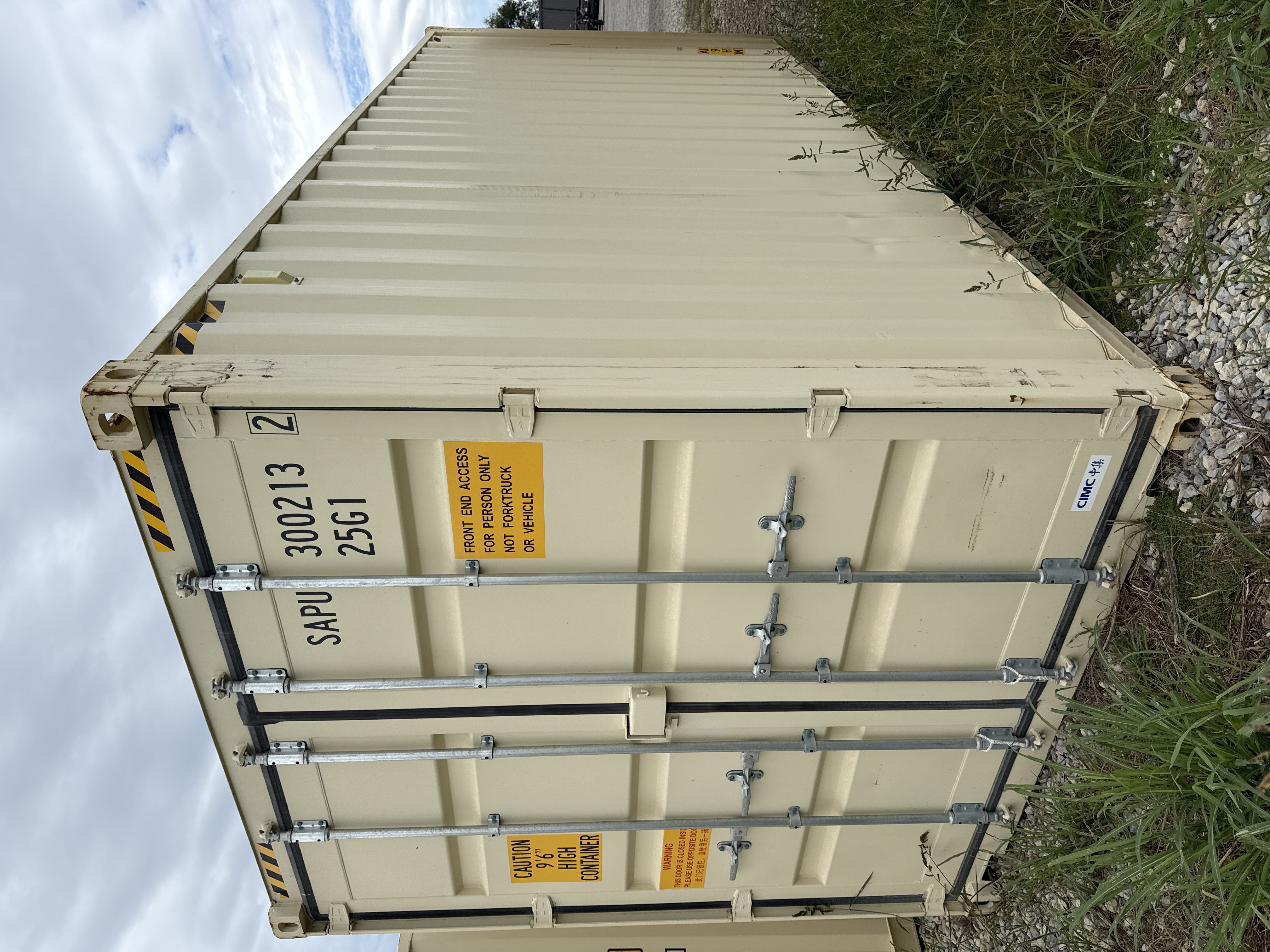 Rear corner view of the product