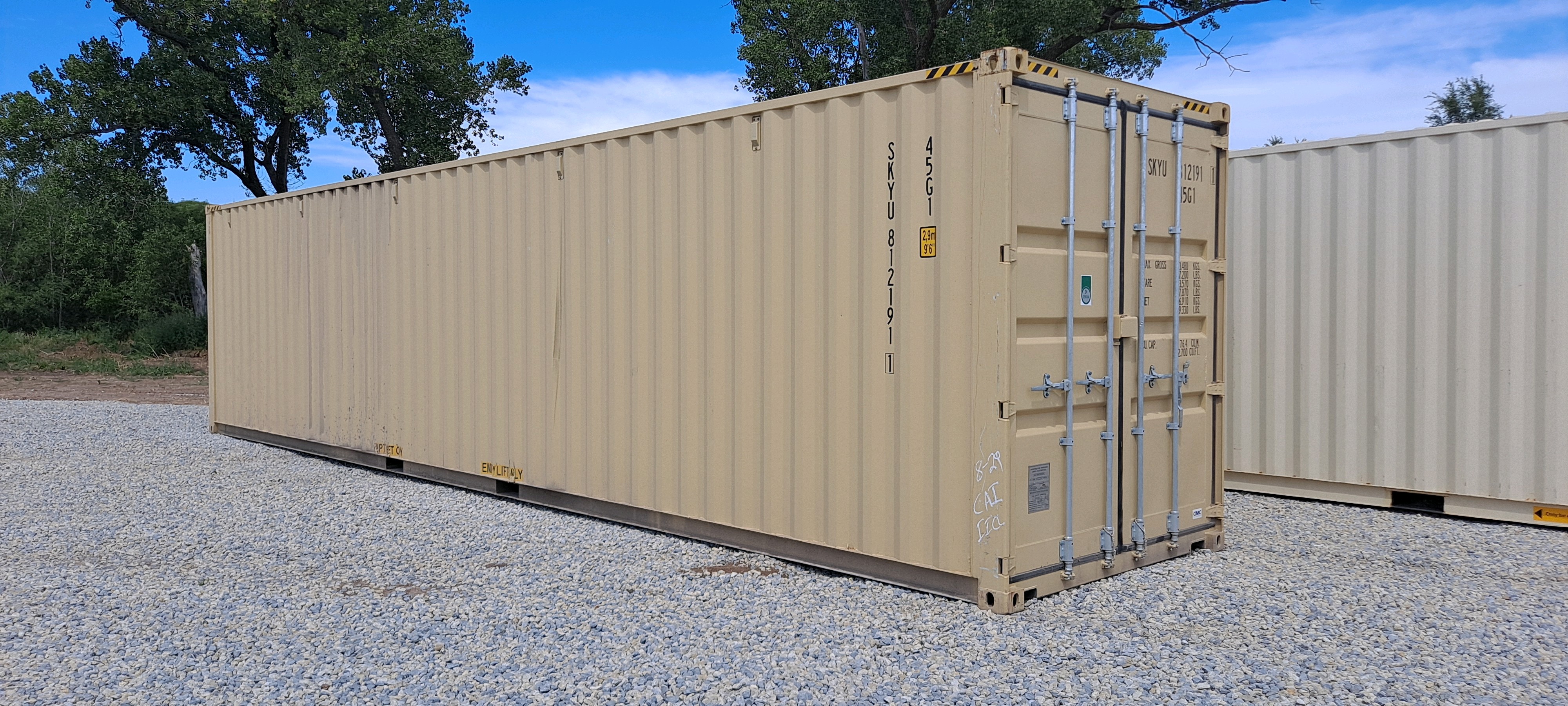 Front corner view of the product