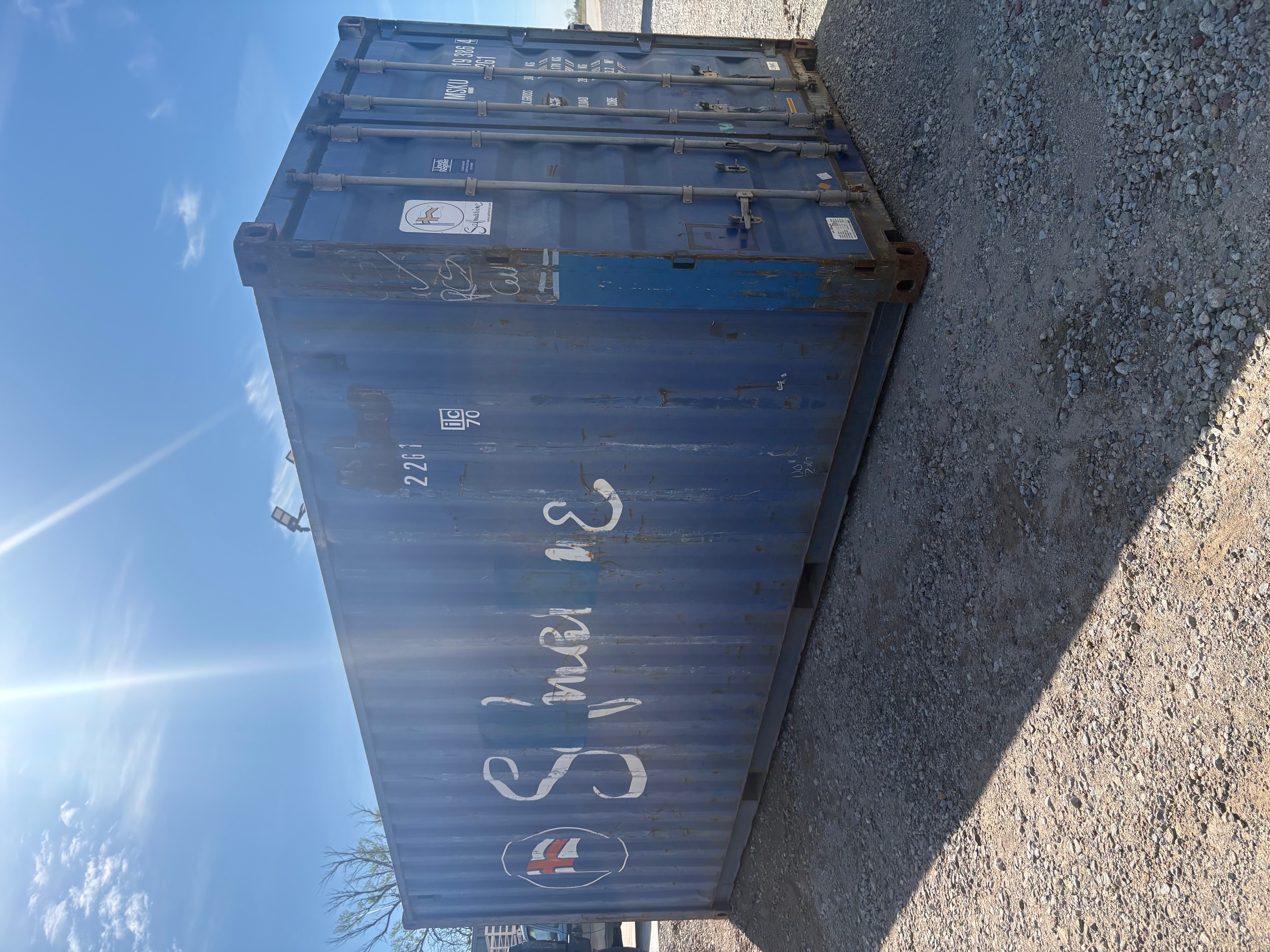 Front corner view of the product