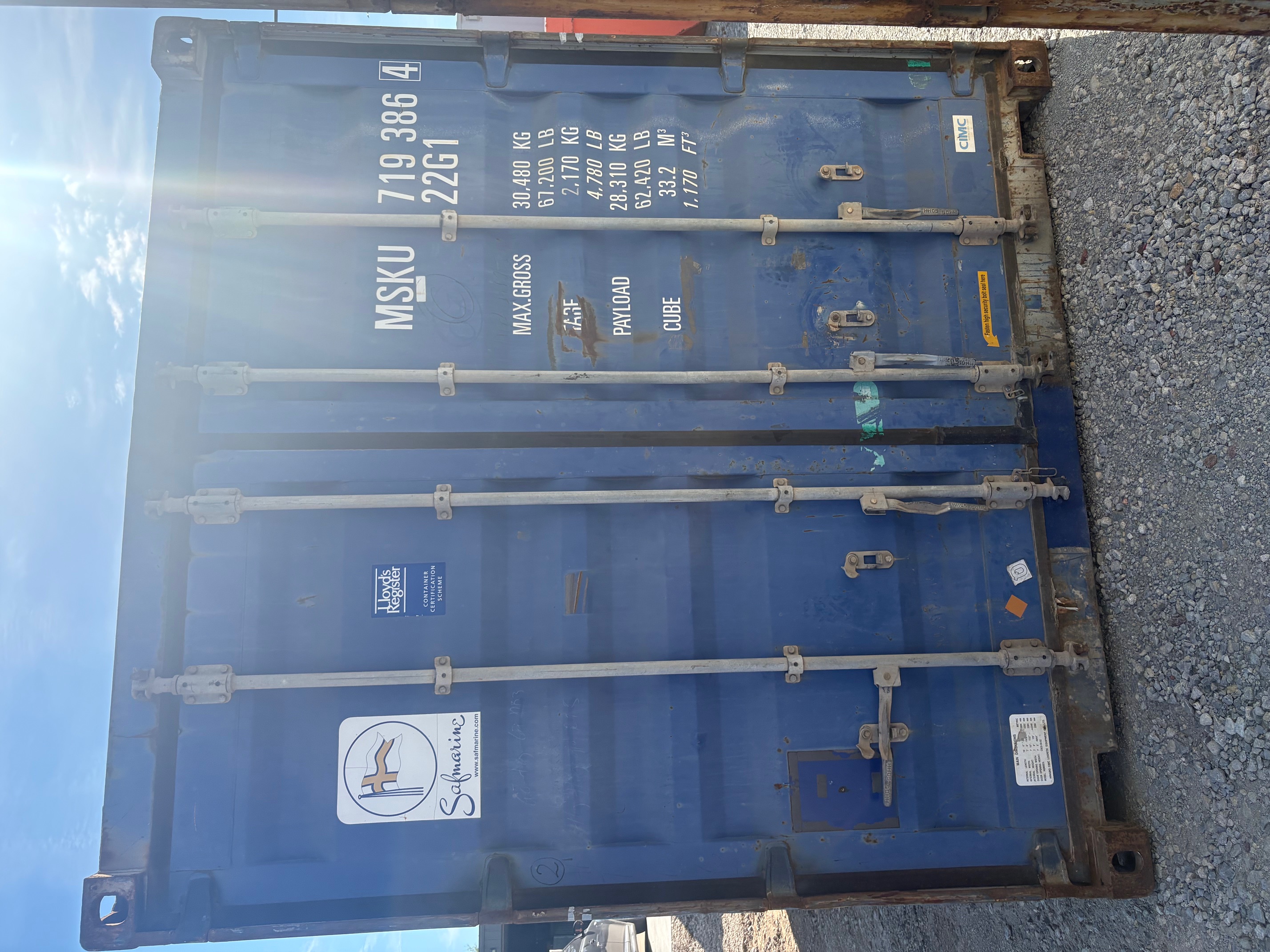 Front view of the product