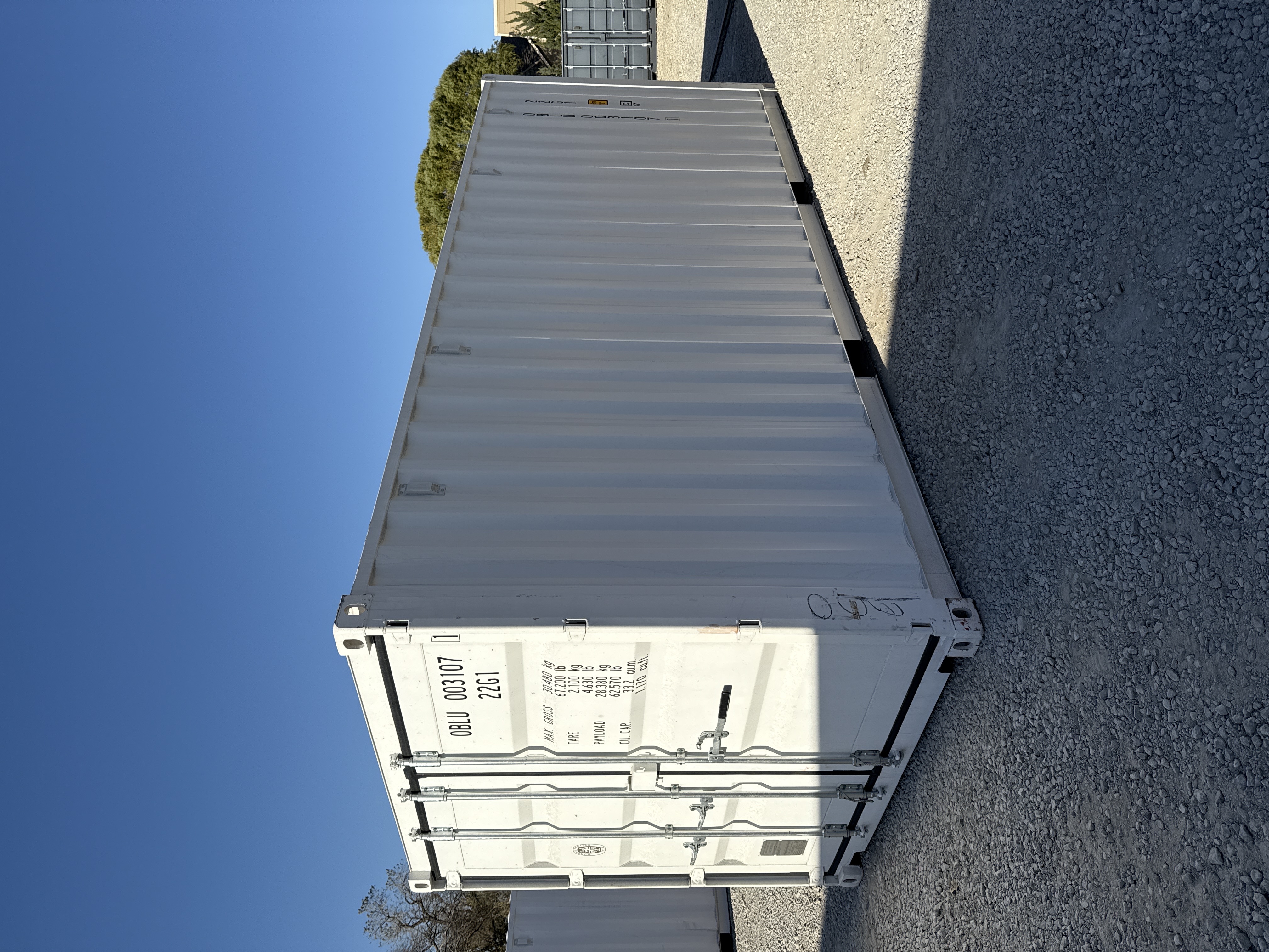 Front corner view of the product