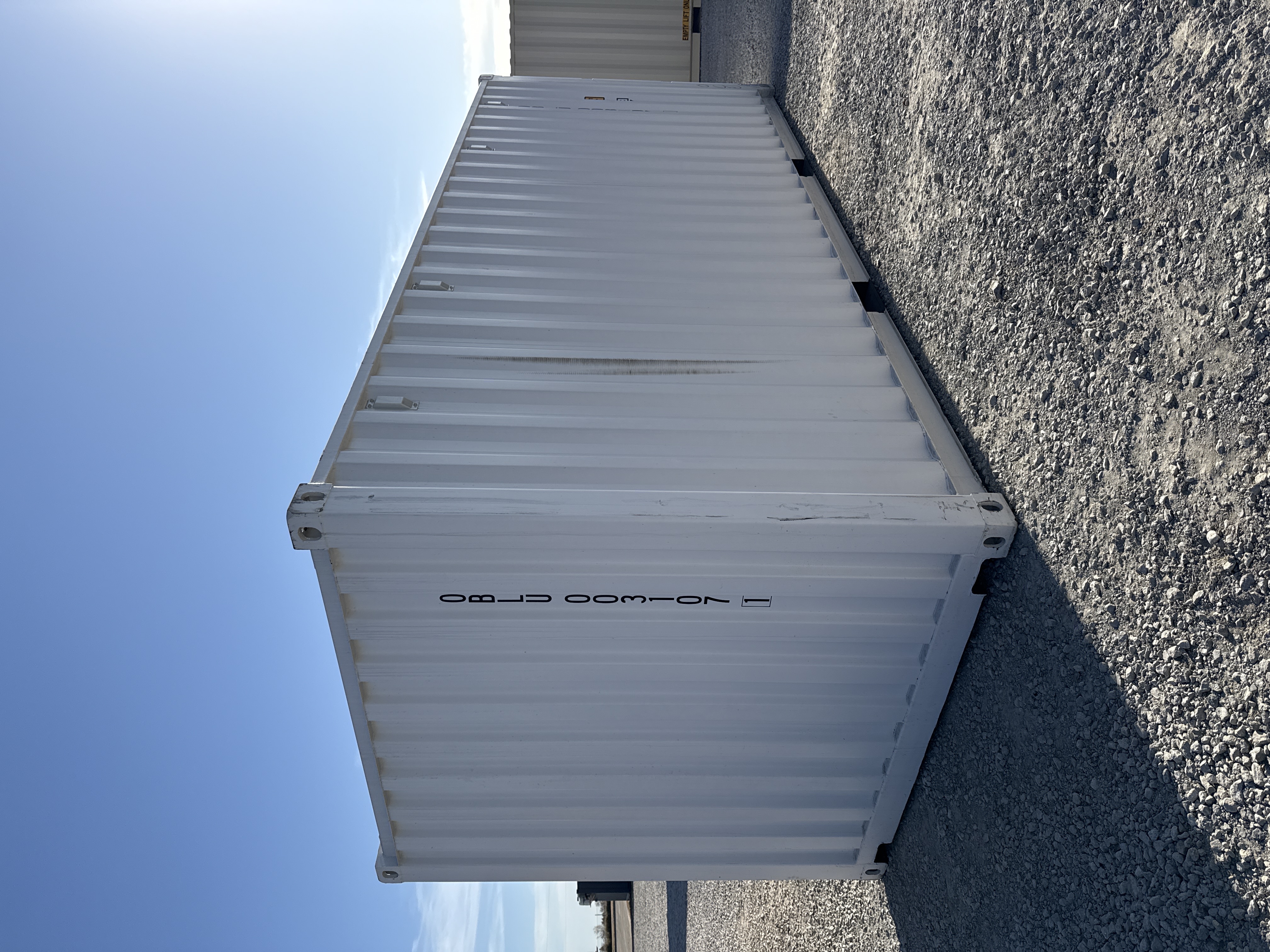 Rear corner view of the product