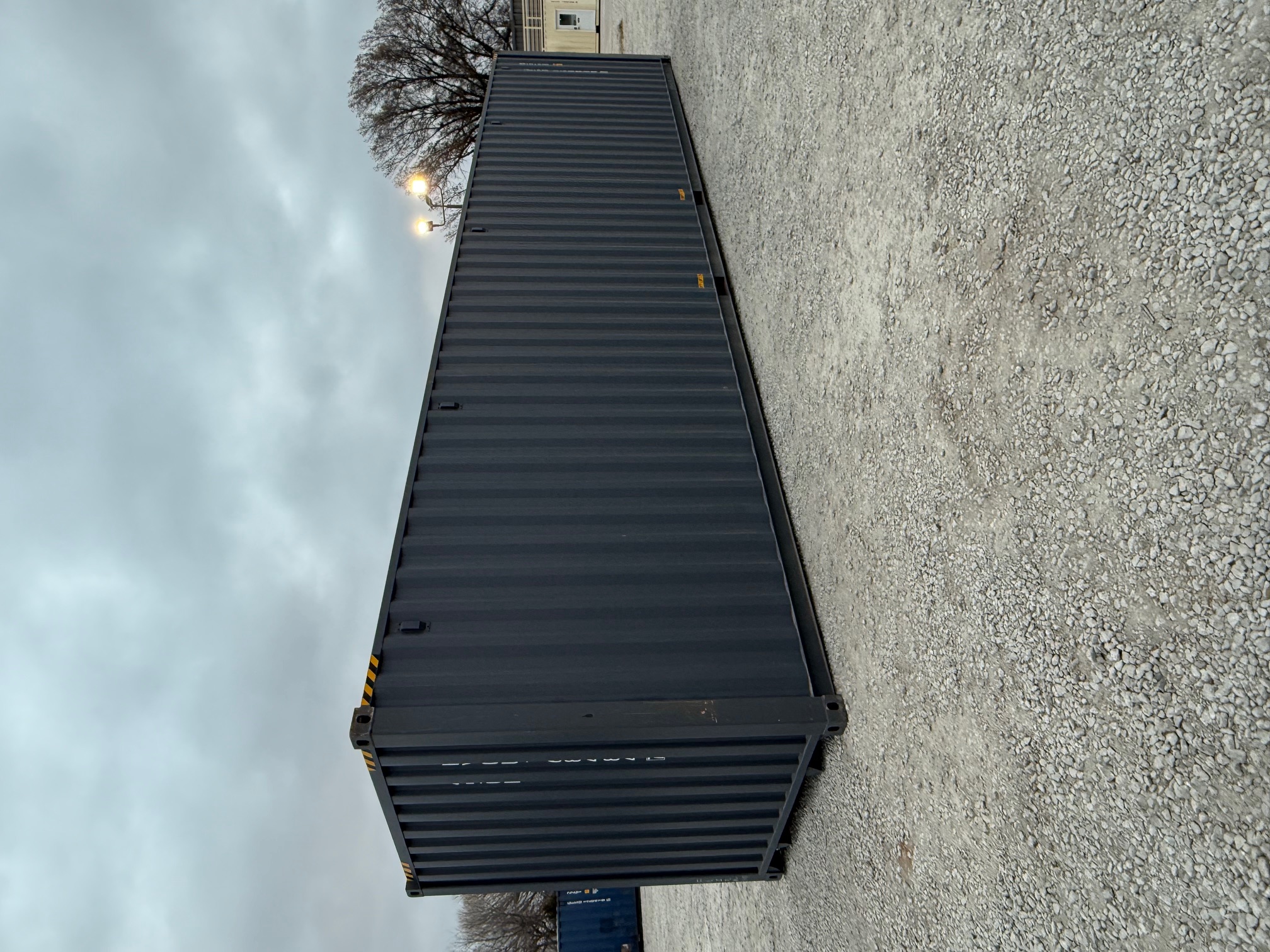 Rear corner view of the product