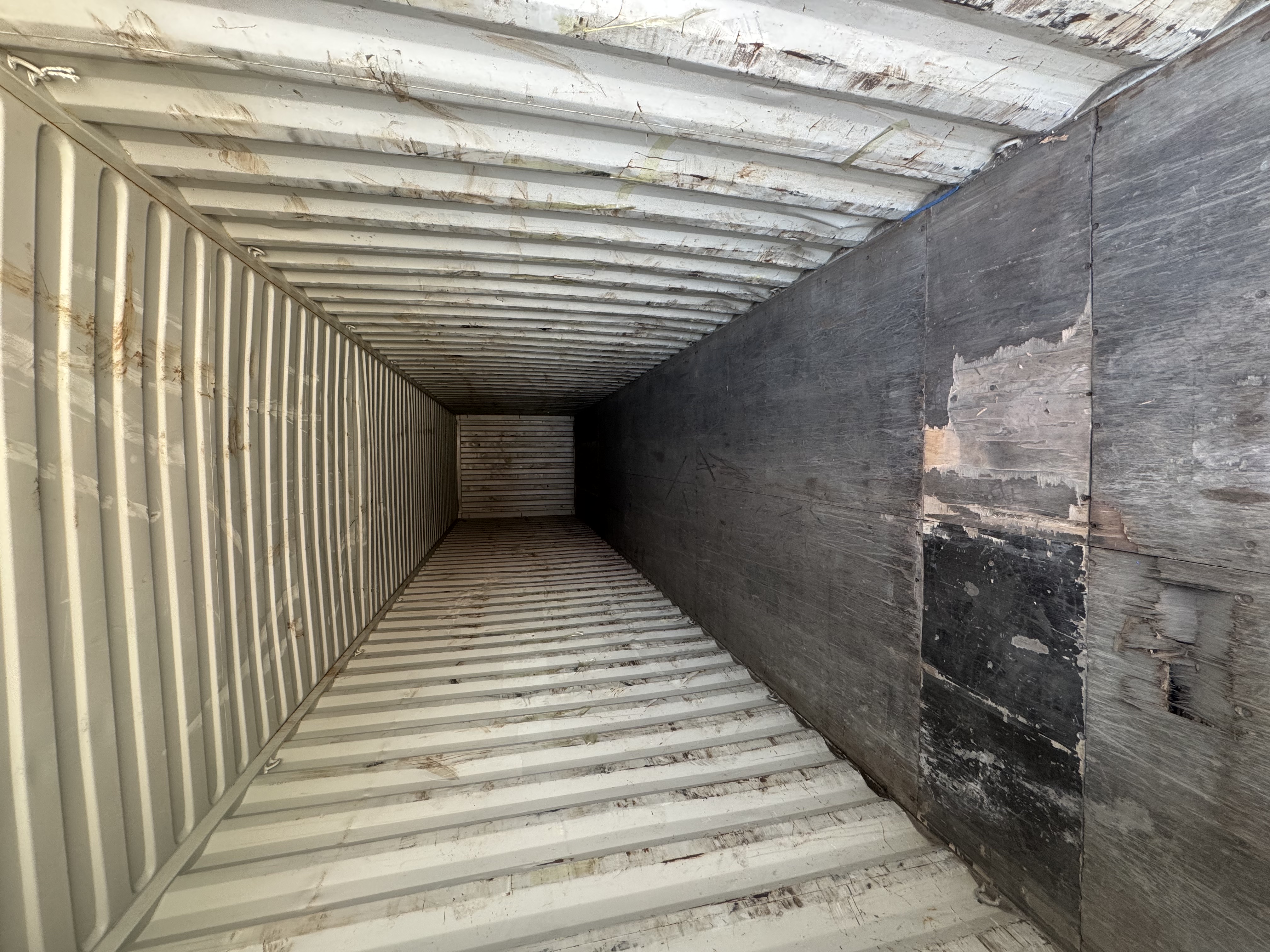 Rear corner view of the product