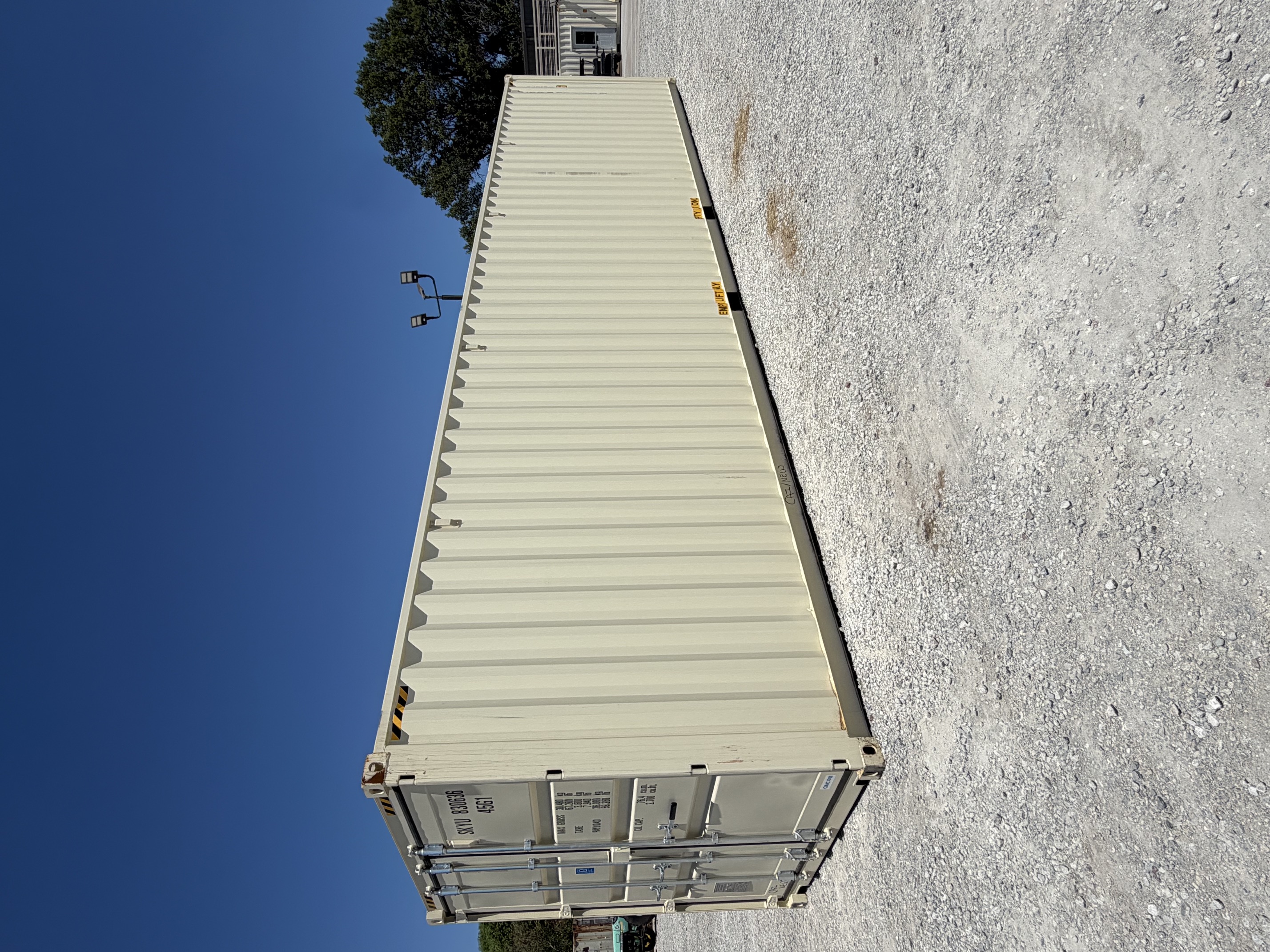 Front corner view of the product