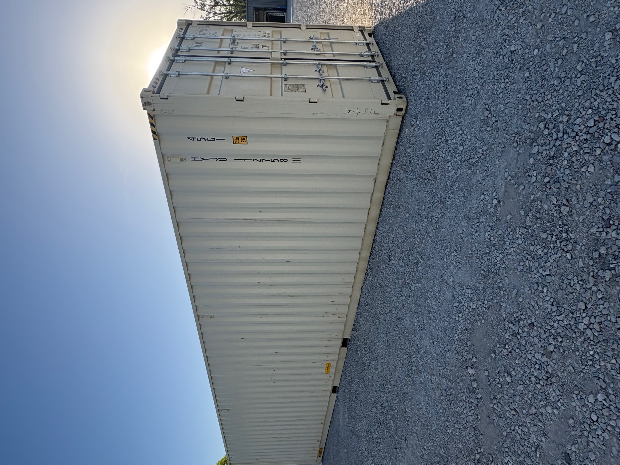 Front corner view of the product