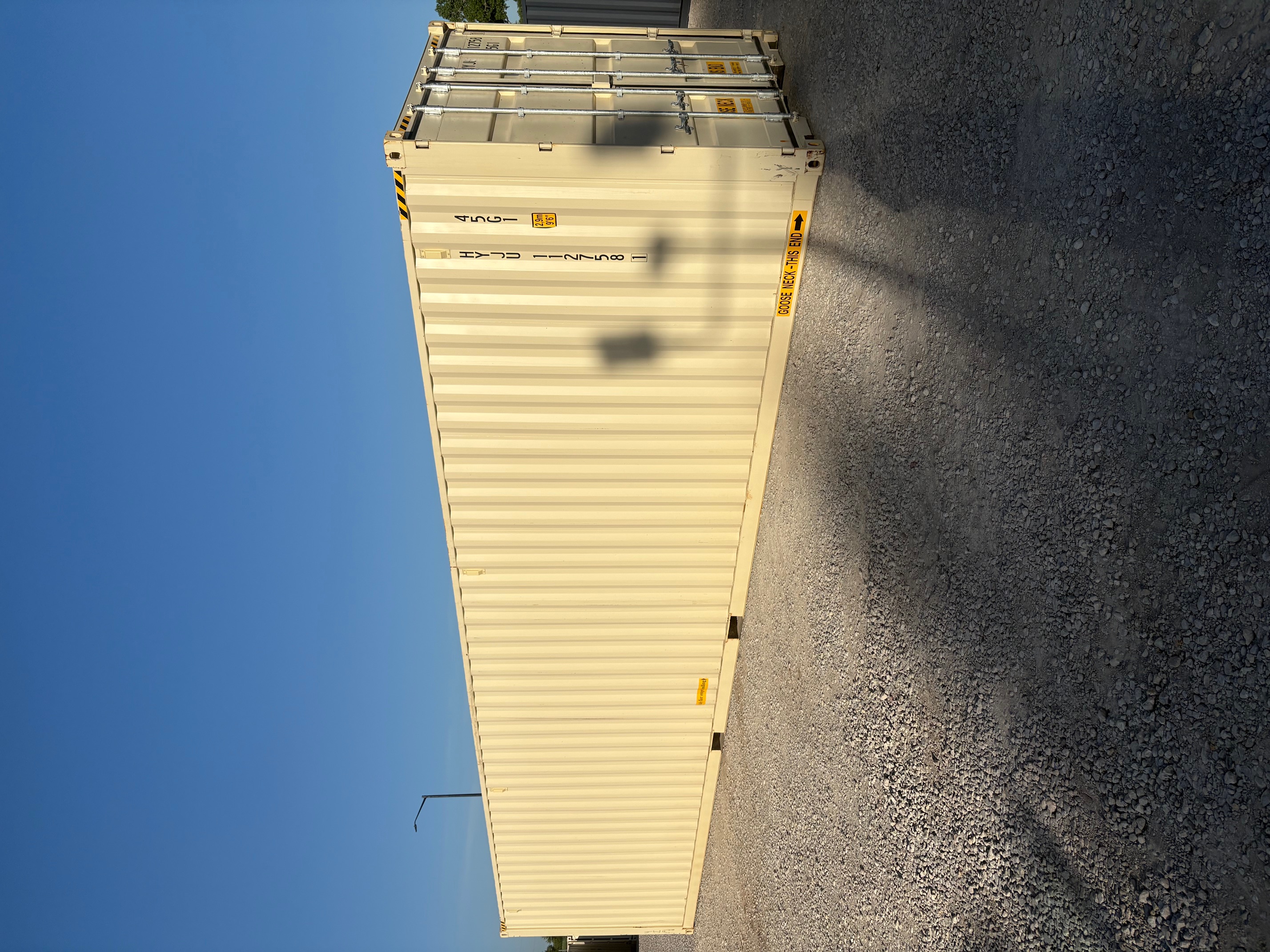 Rear corner view of the product