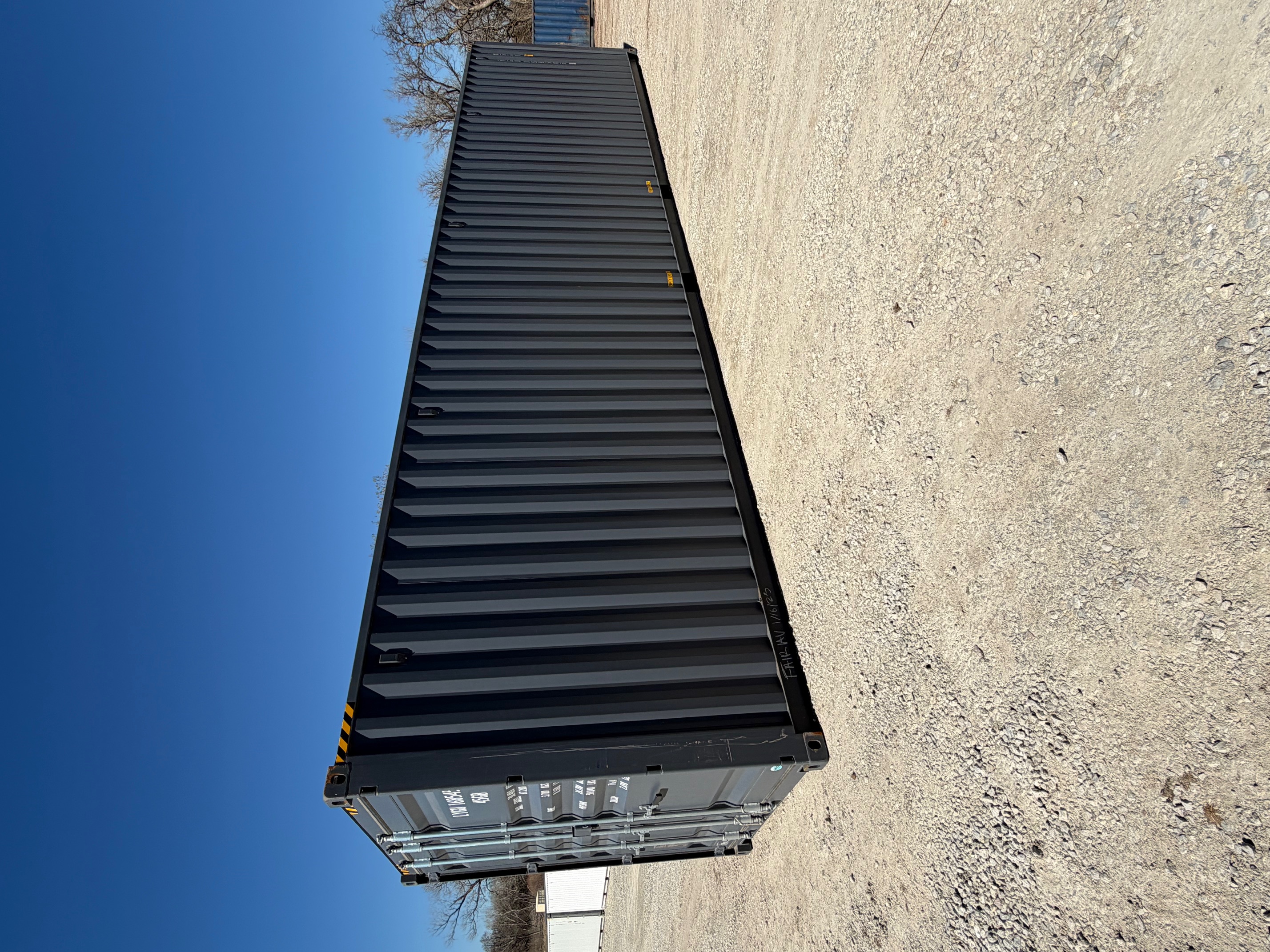 Front corner view of the product