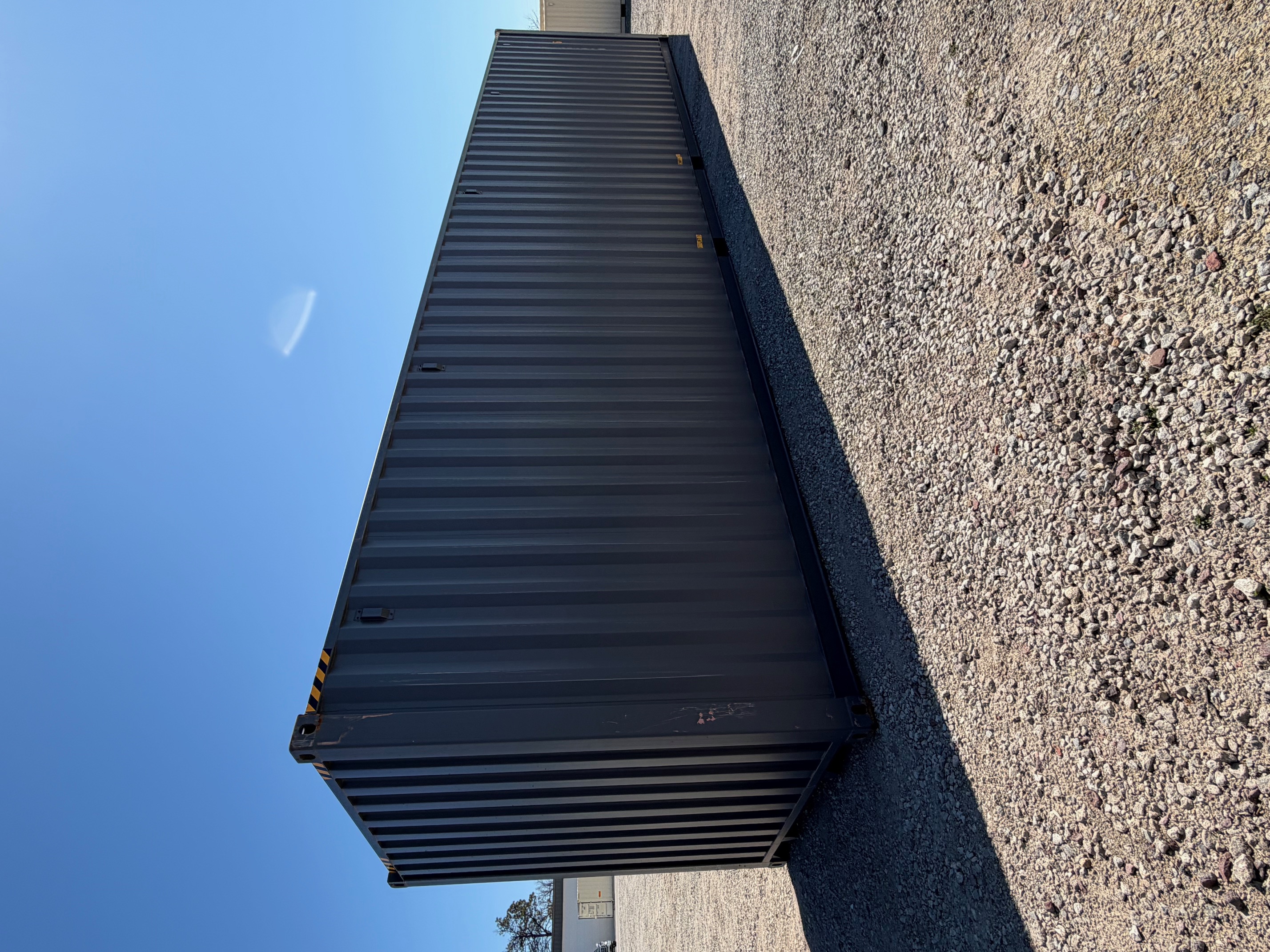 Rear corner view of the product