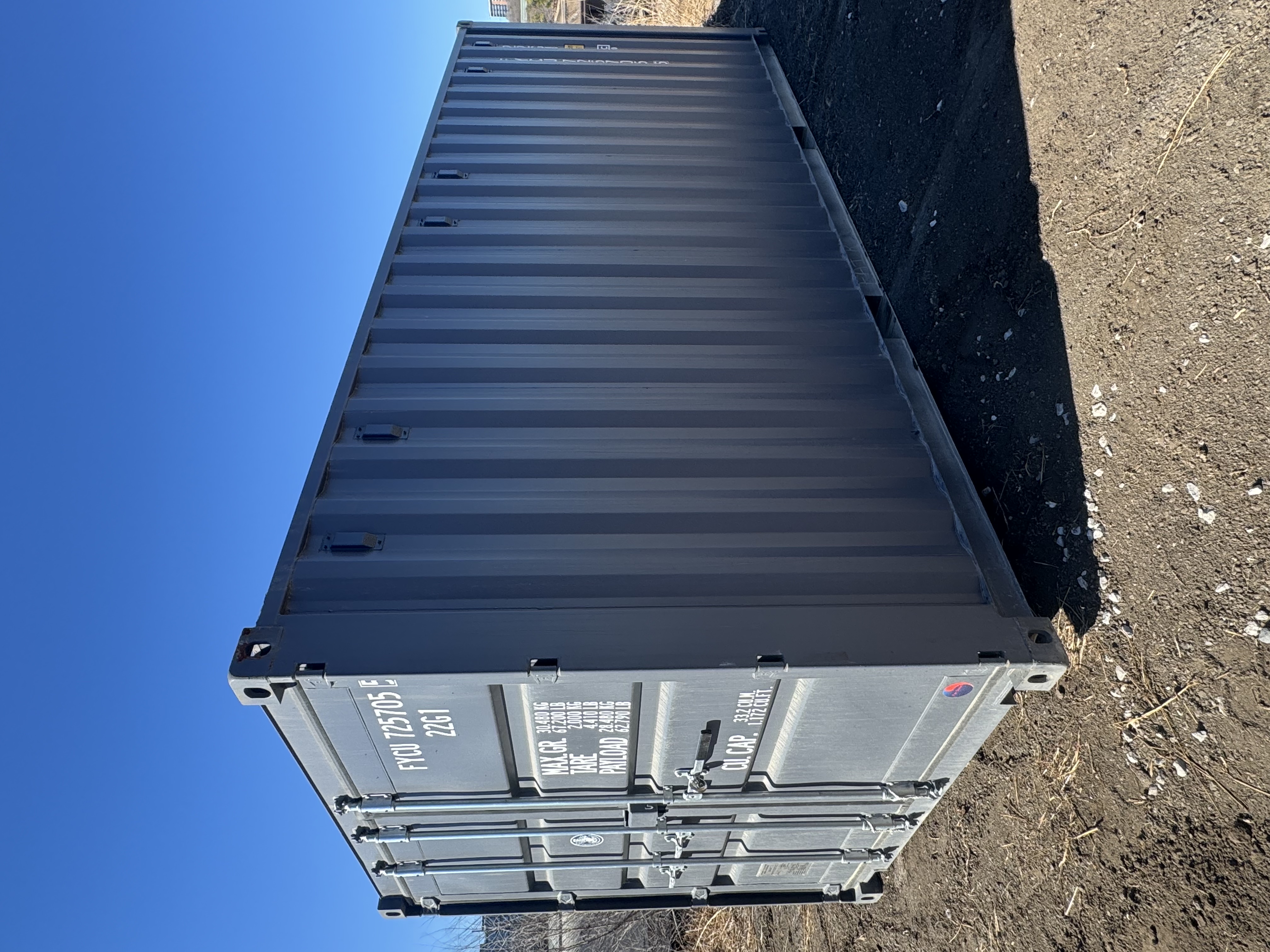 Front corner view of the product