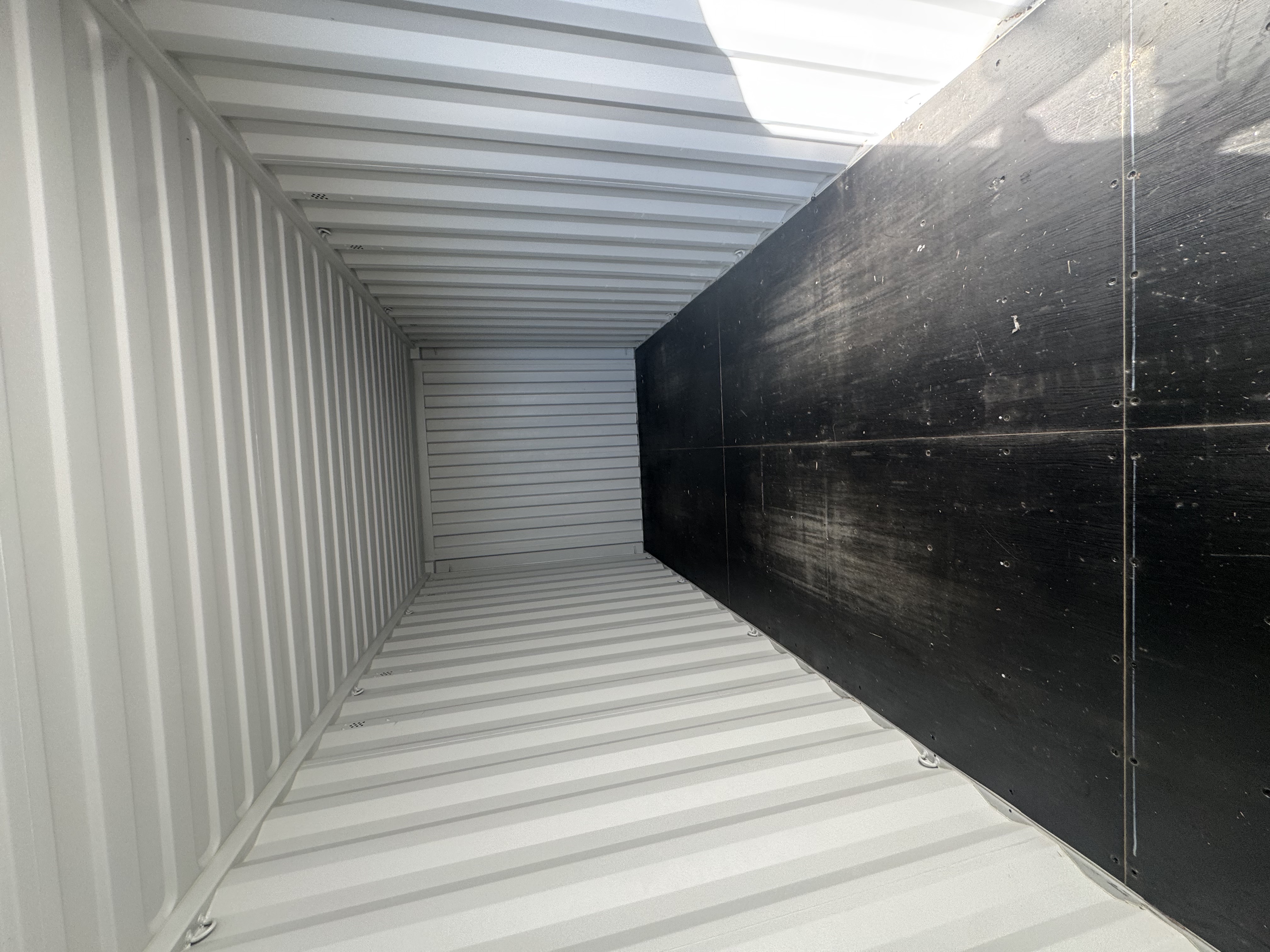 Rear corner view of the product