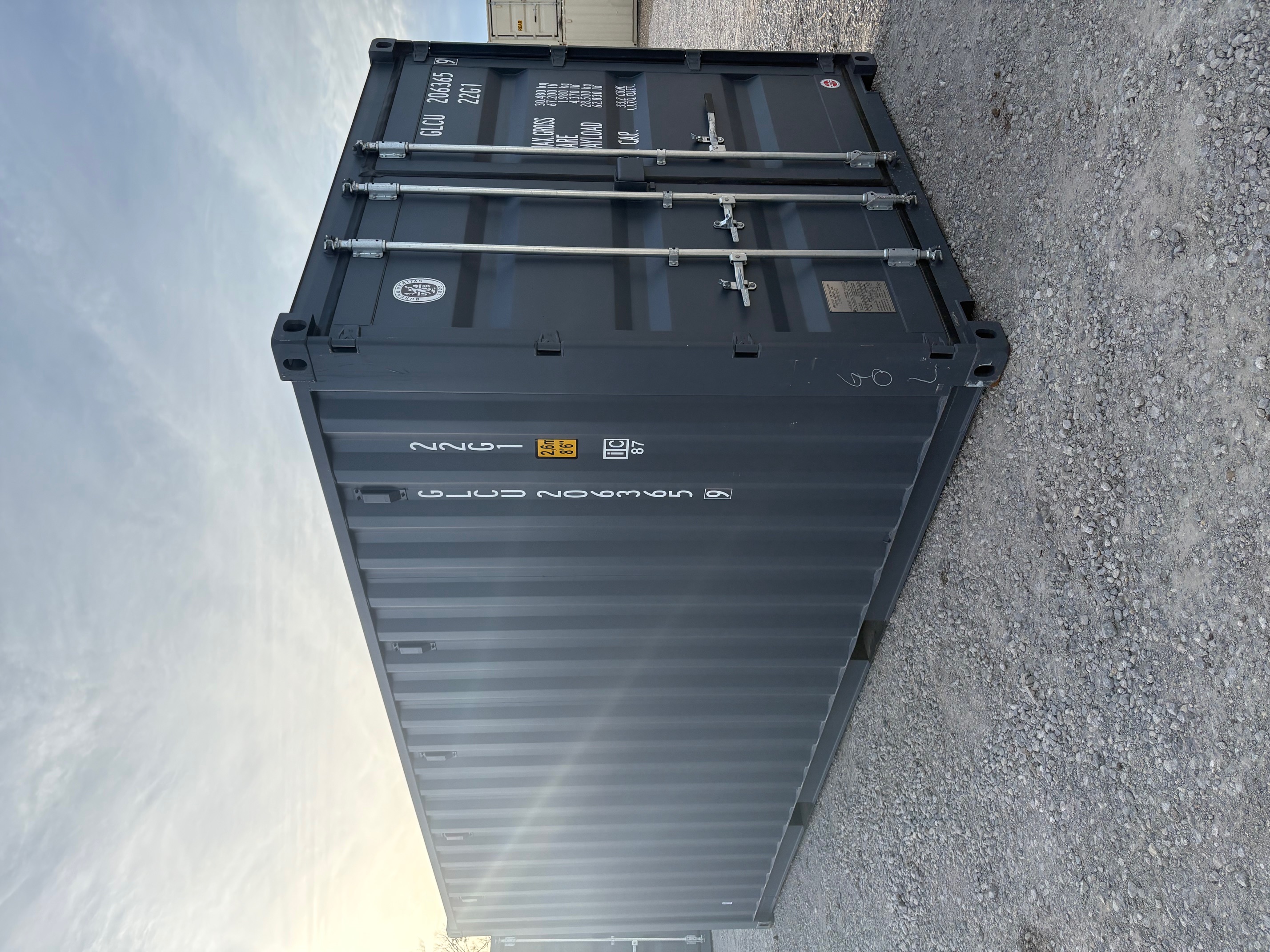 Front corner view of the product