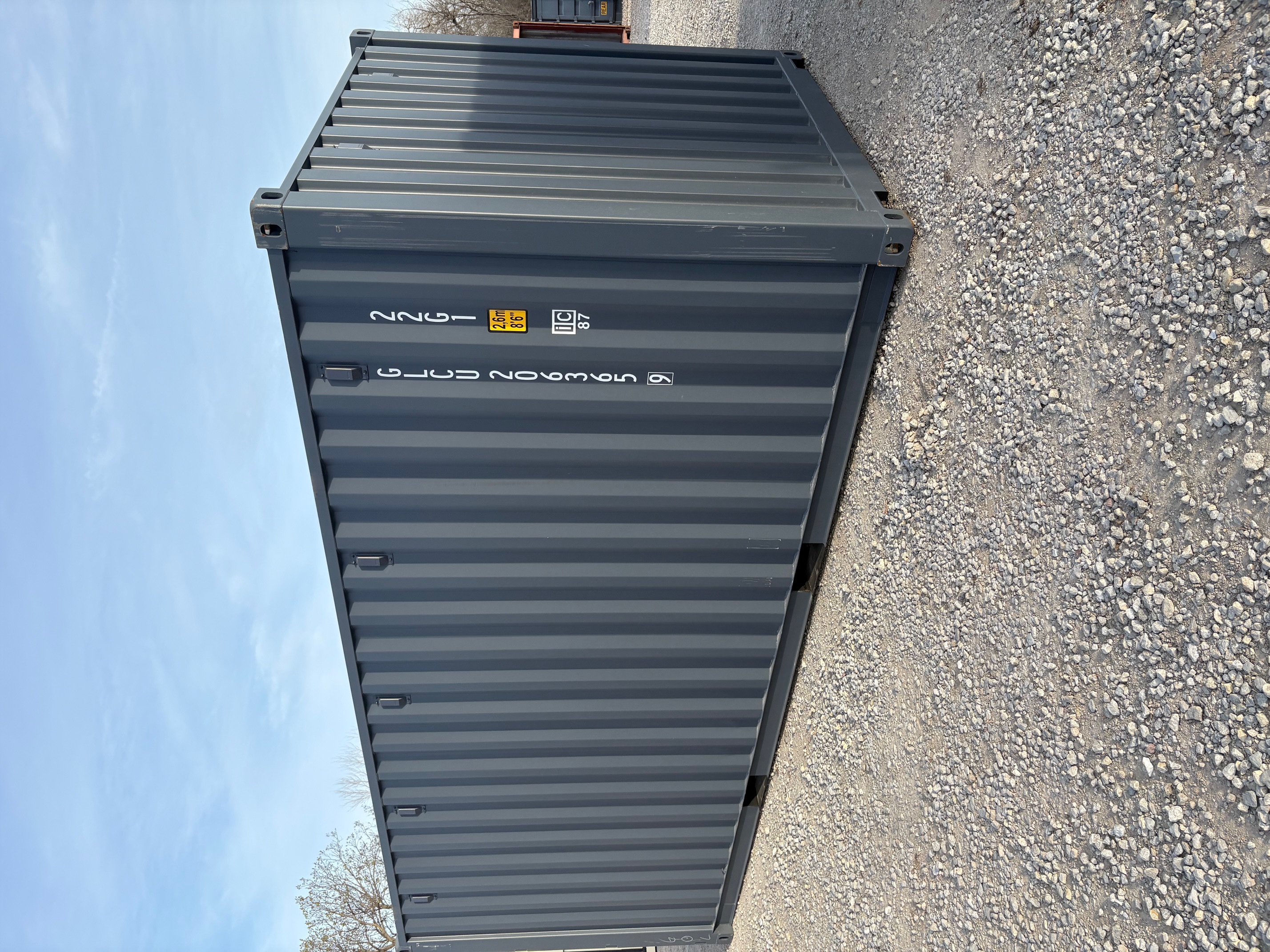 Rear corner view of the product