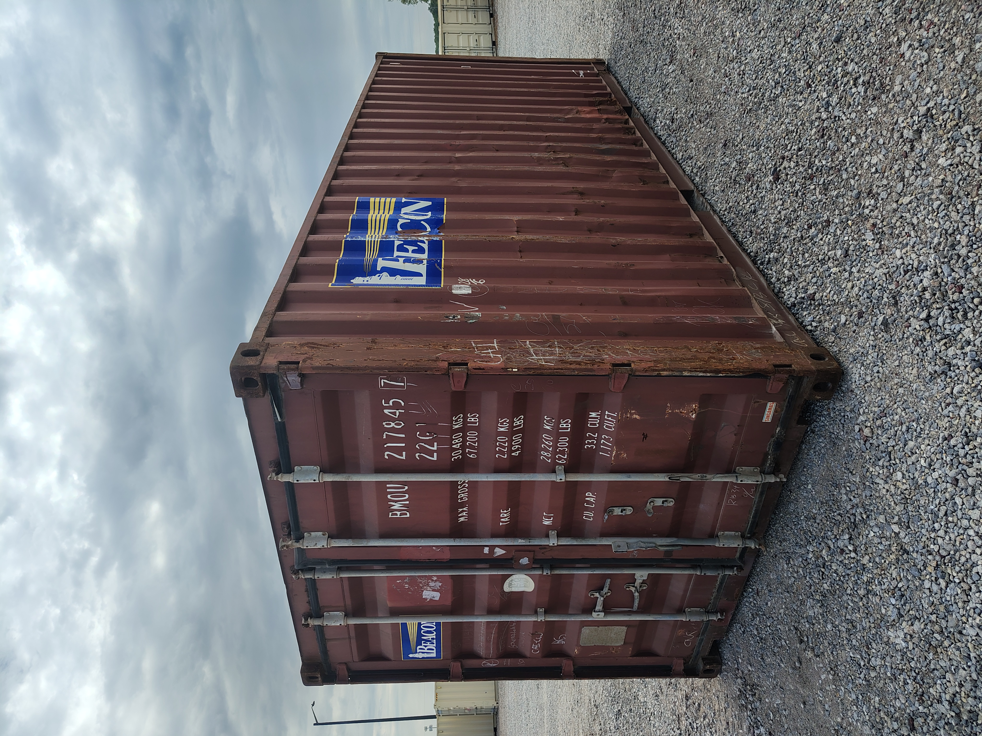 Front corner view of the product