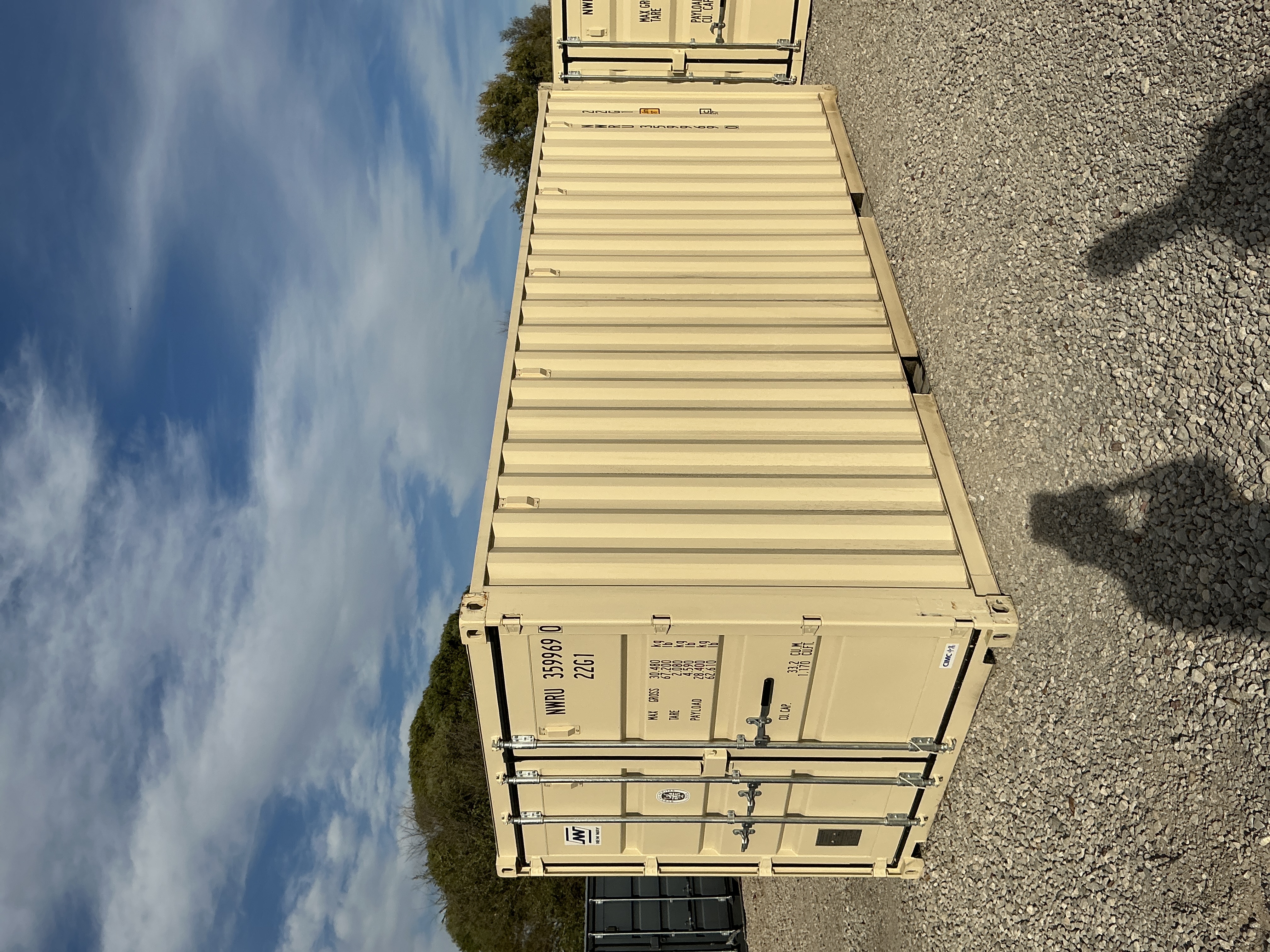 Front corner view of the product