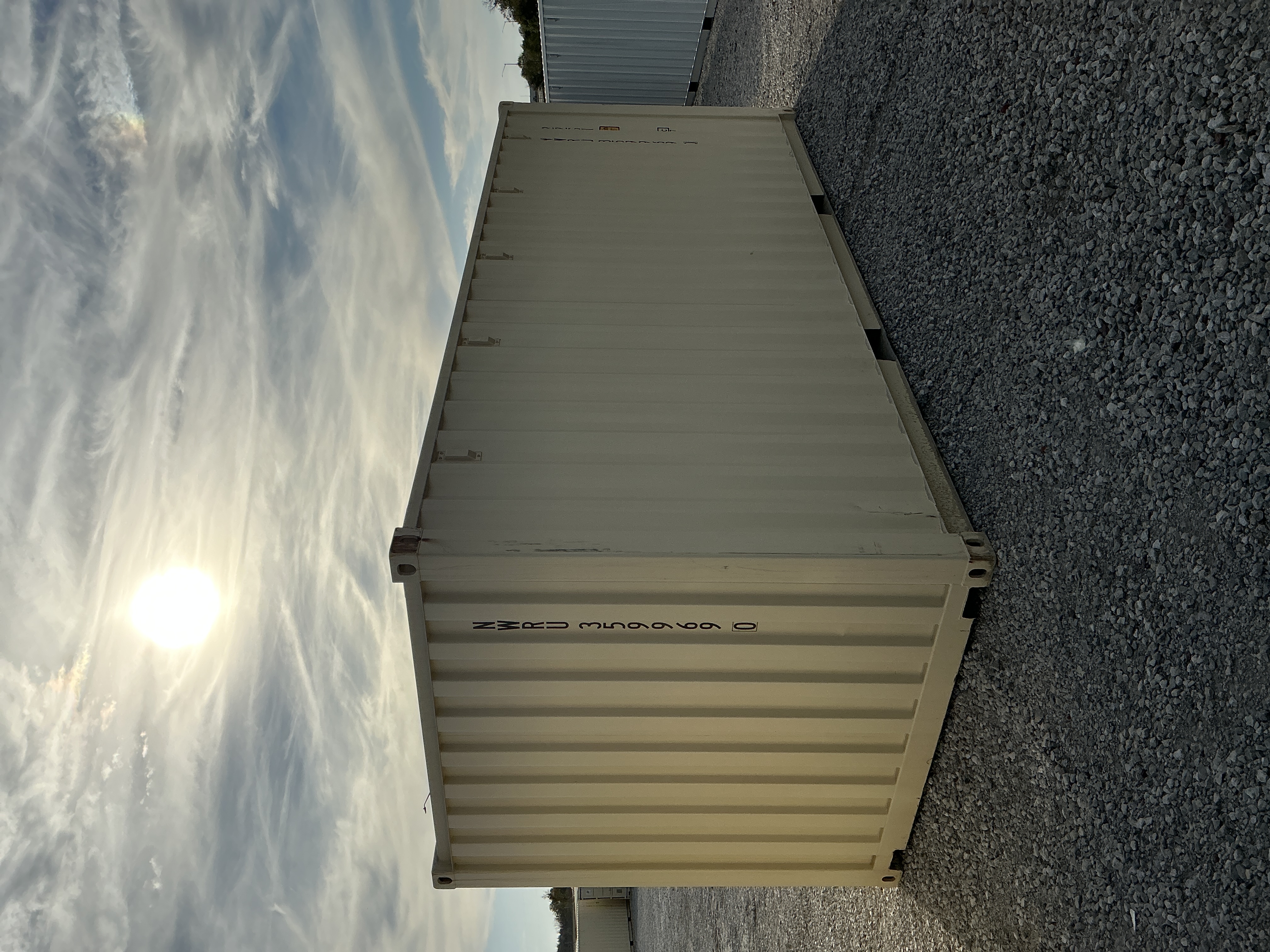 Rear corner view of the product