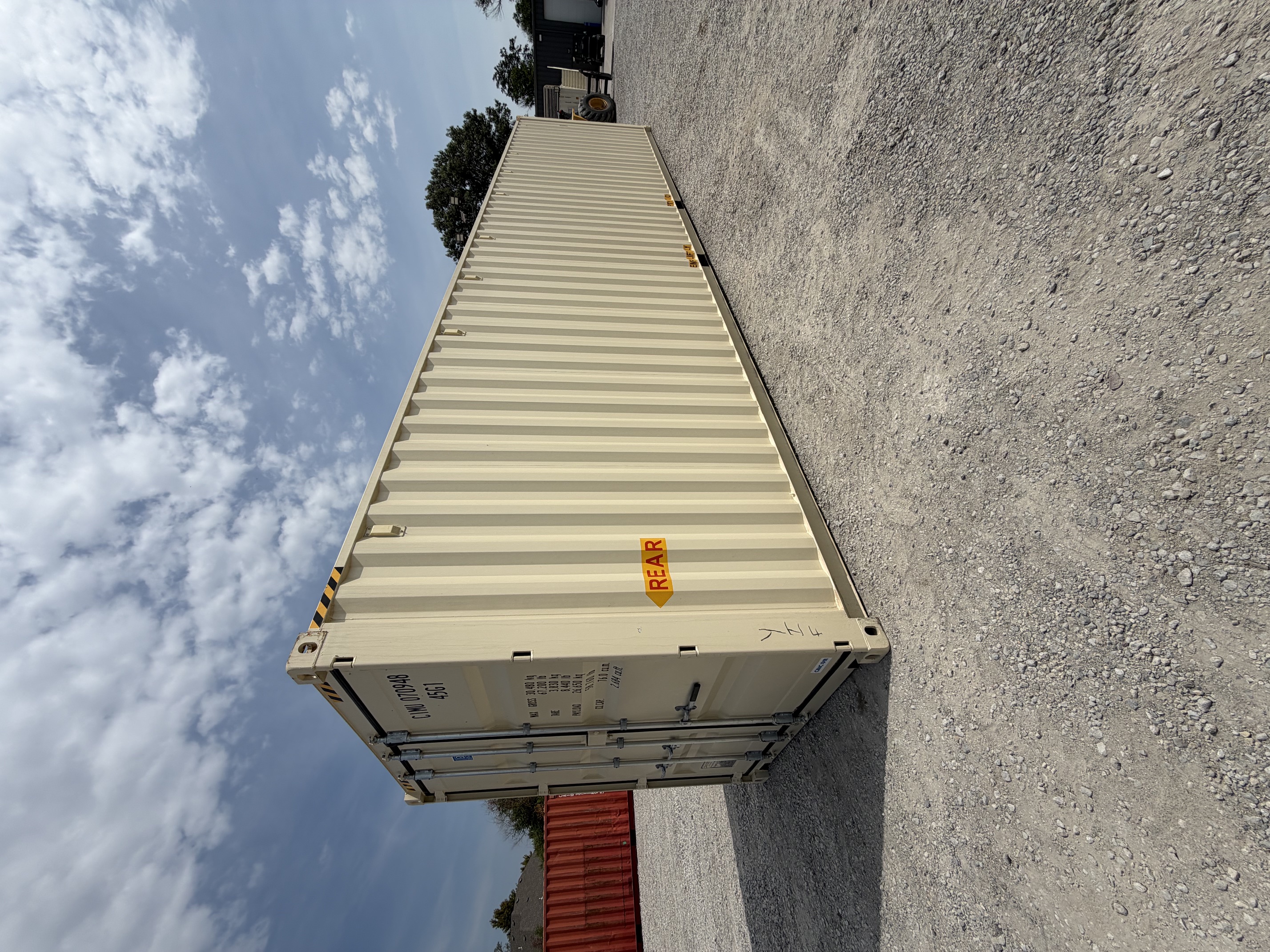 Front corner view of the product