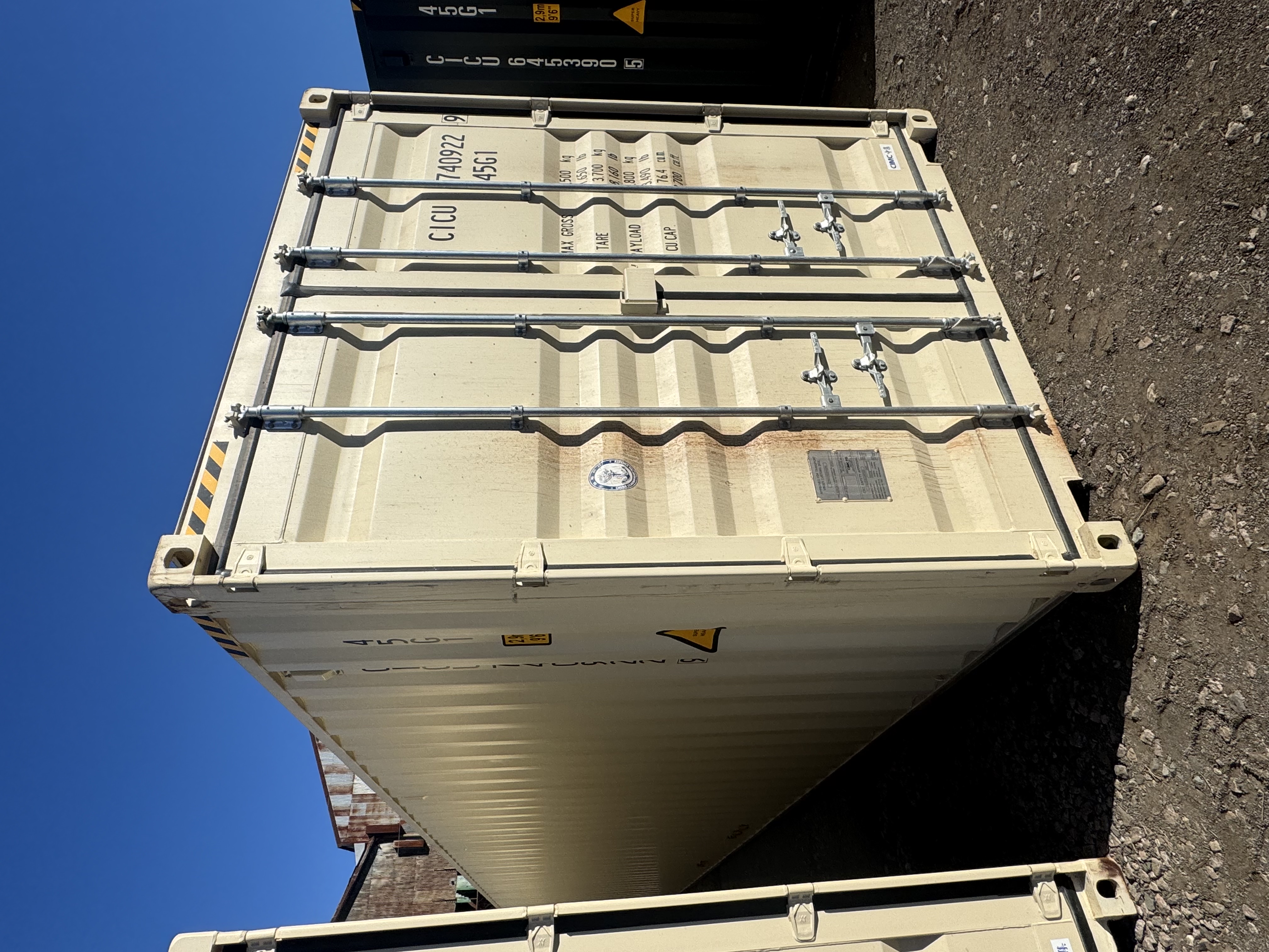 Front corner view of the product