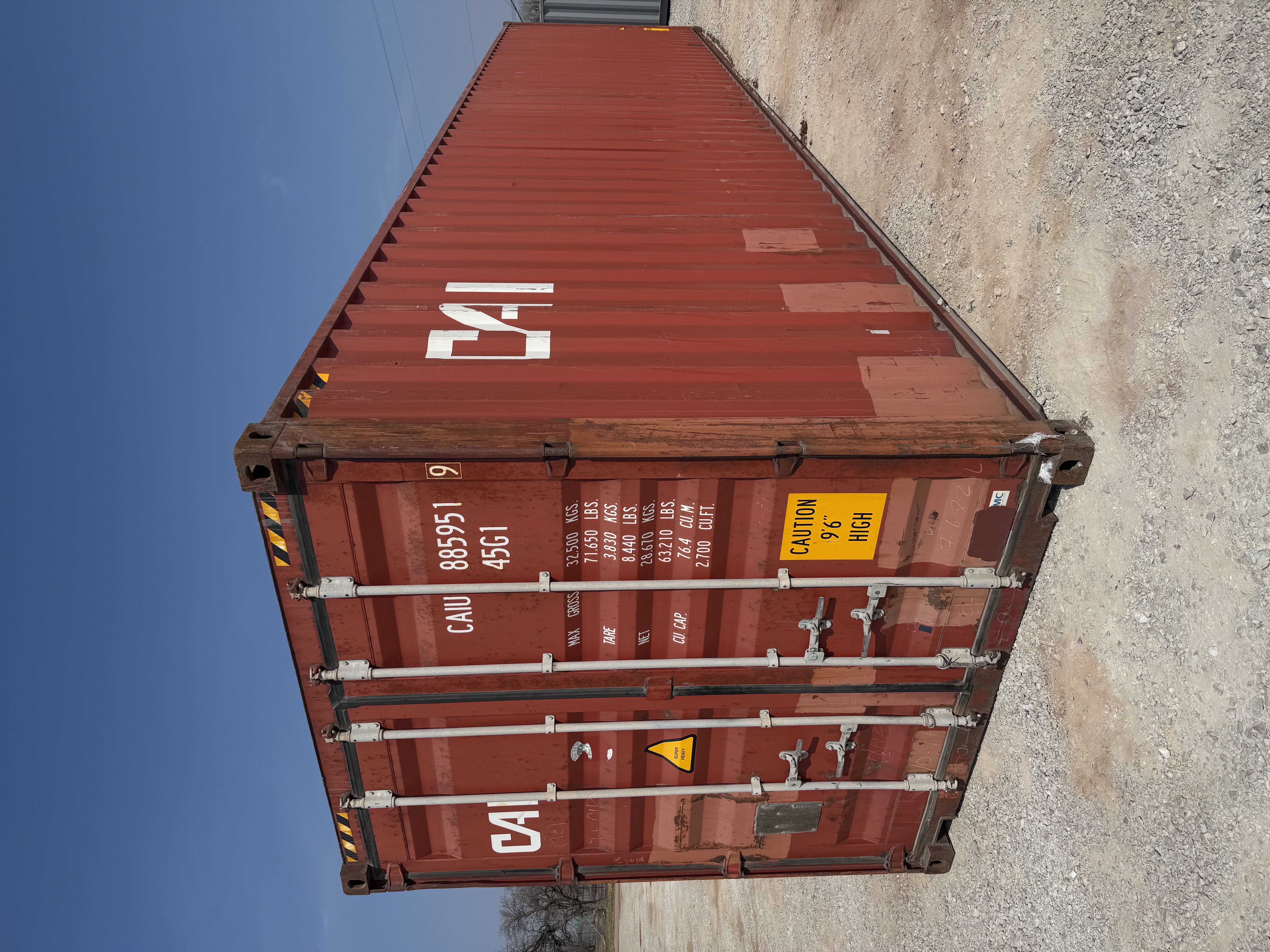 Front corner view of the product