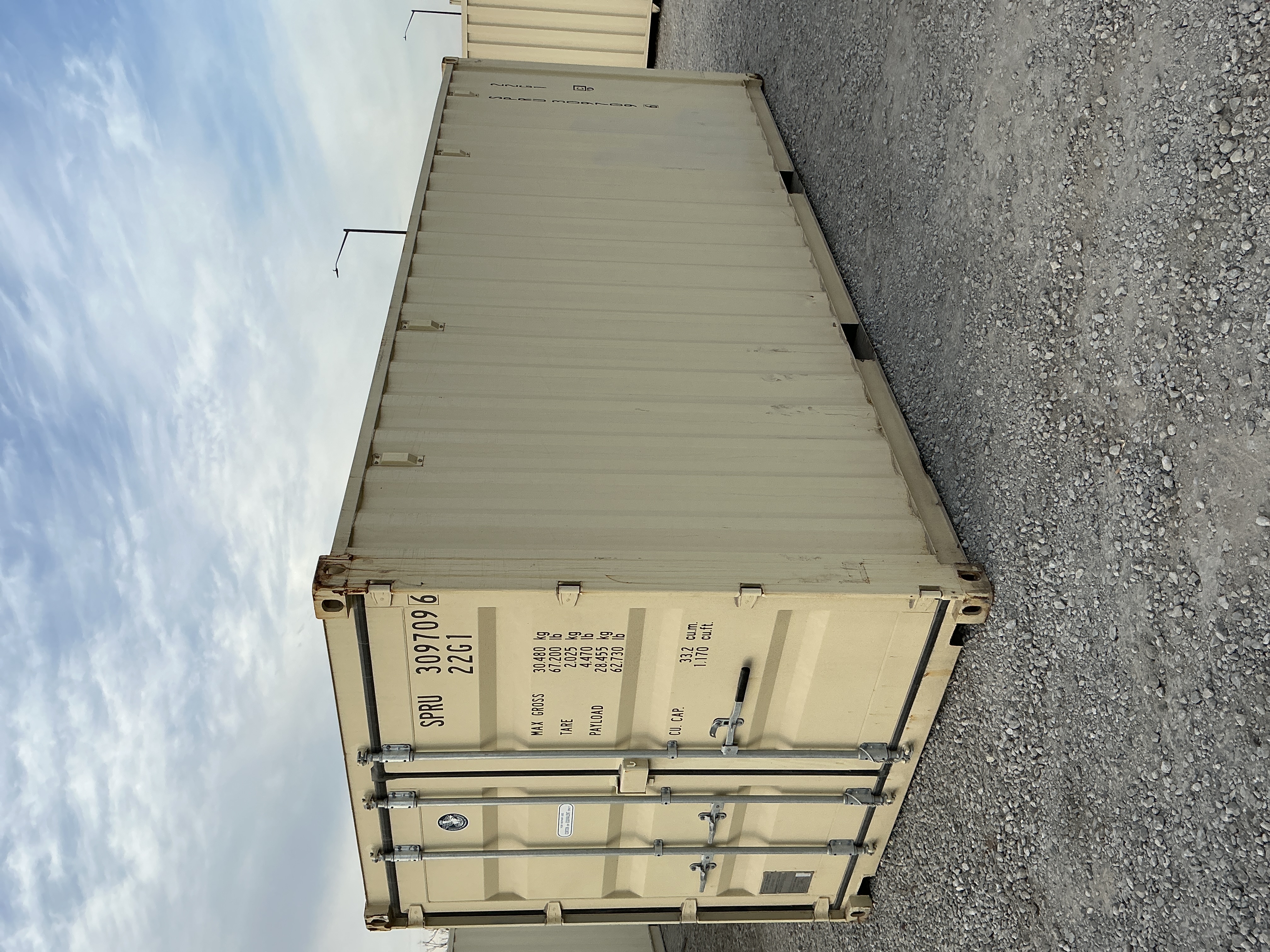 Front corner view of the product