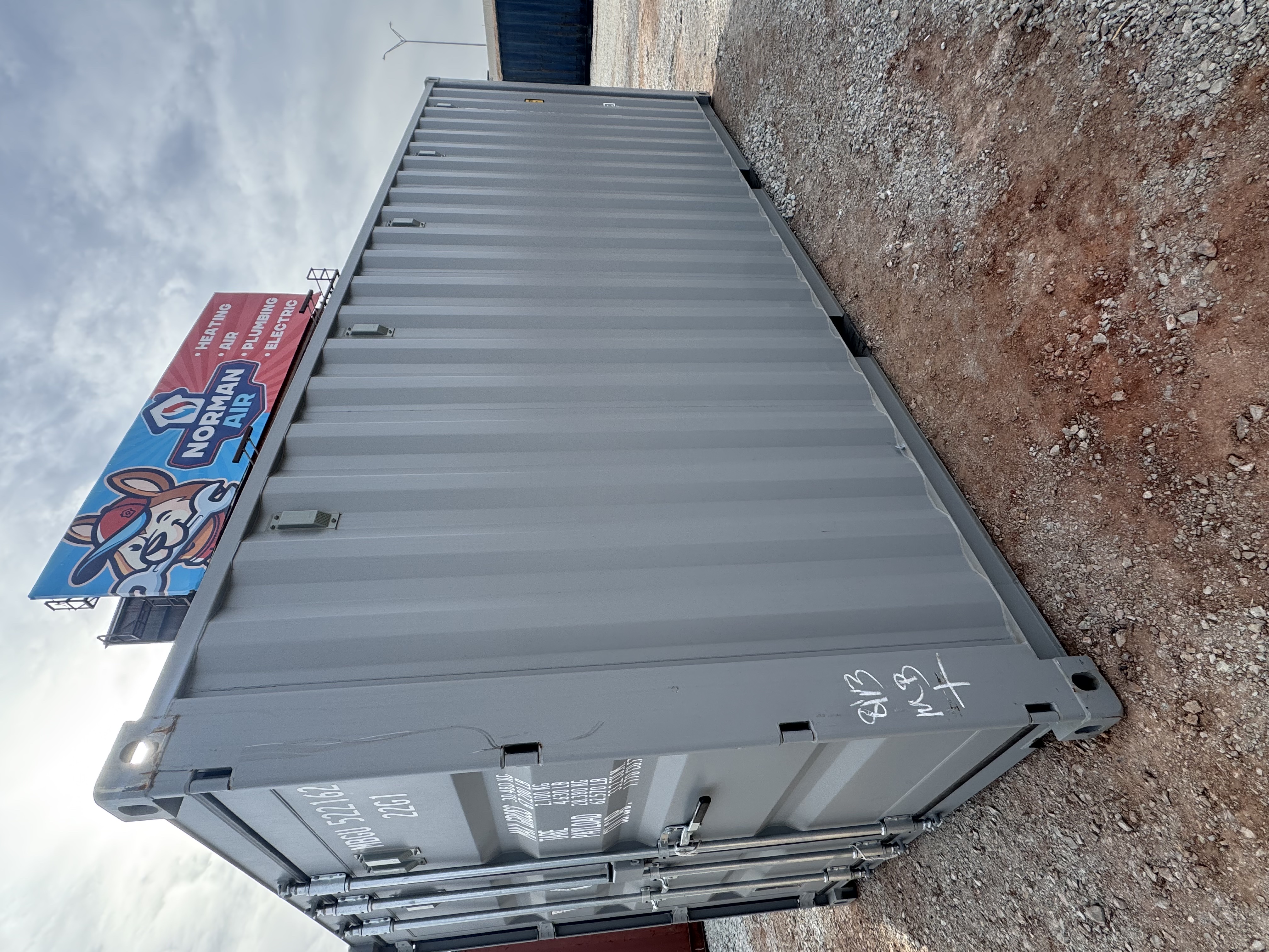 Front corner view of the product