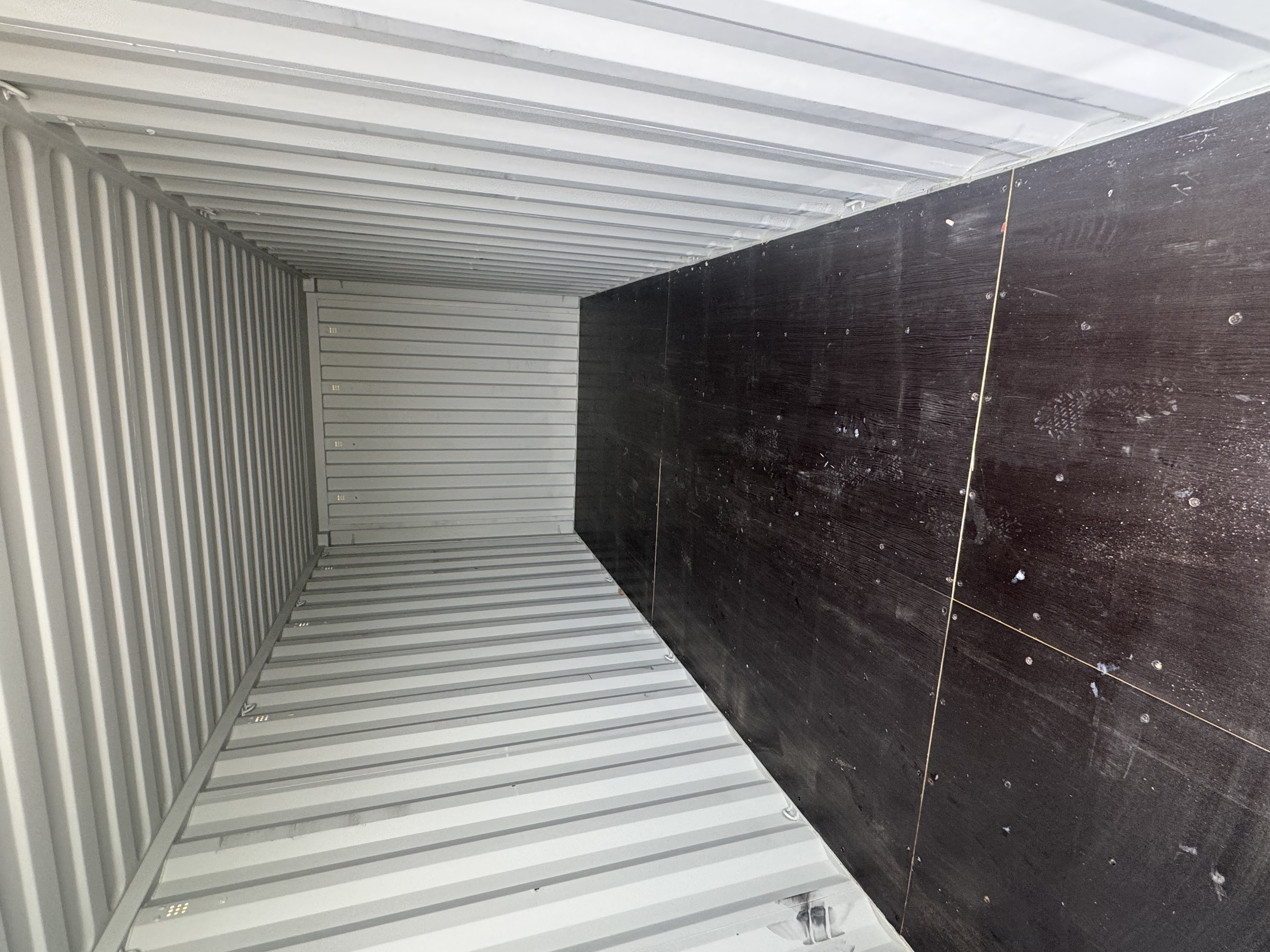 Rear corner view of the product