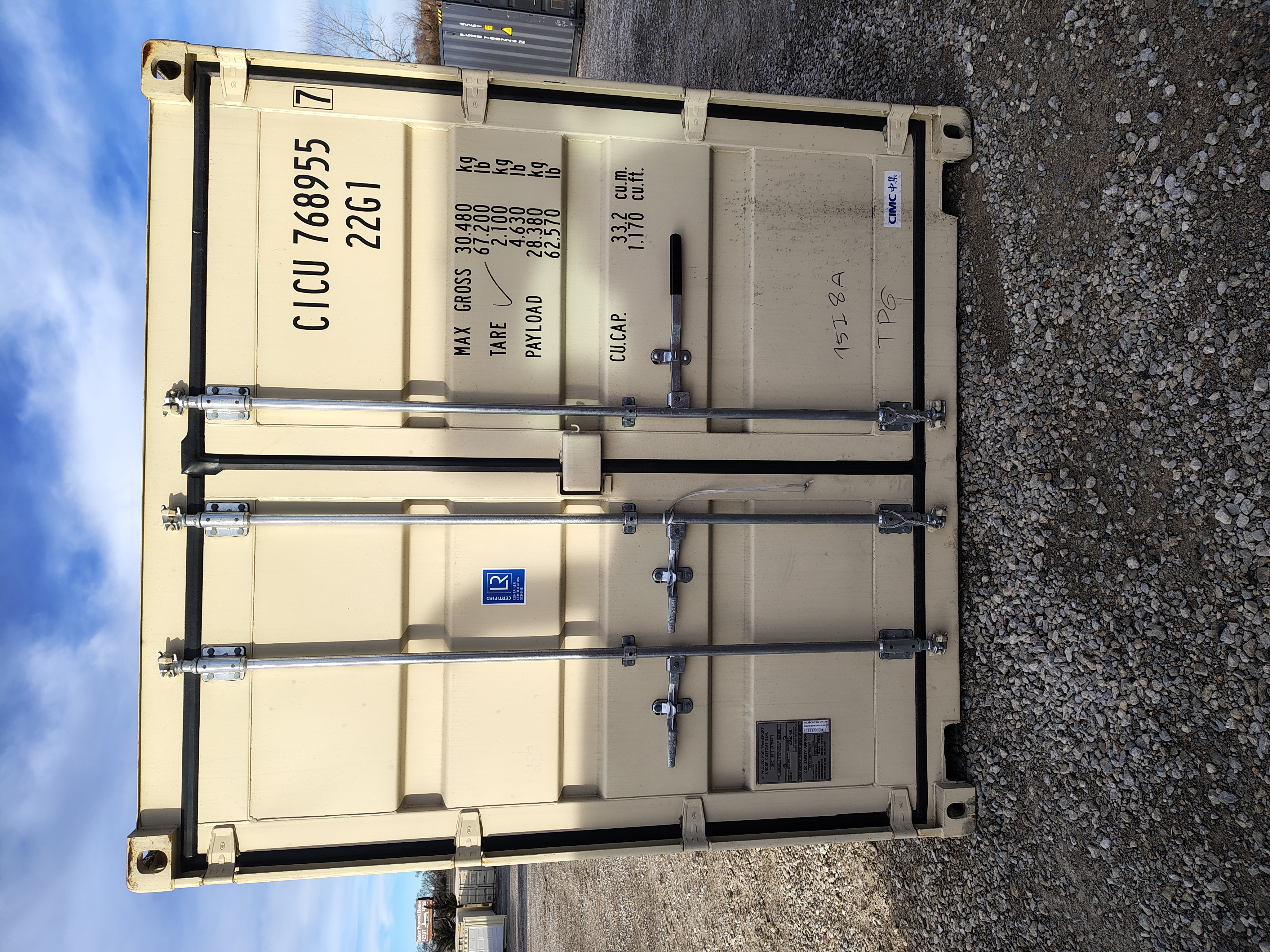 Front view of the product