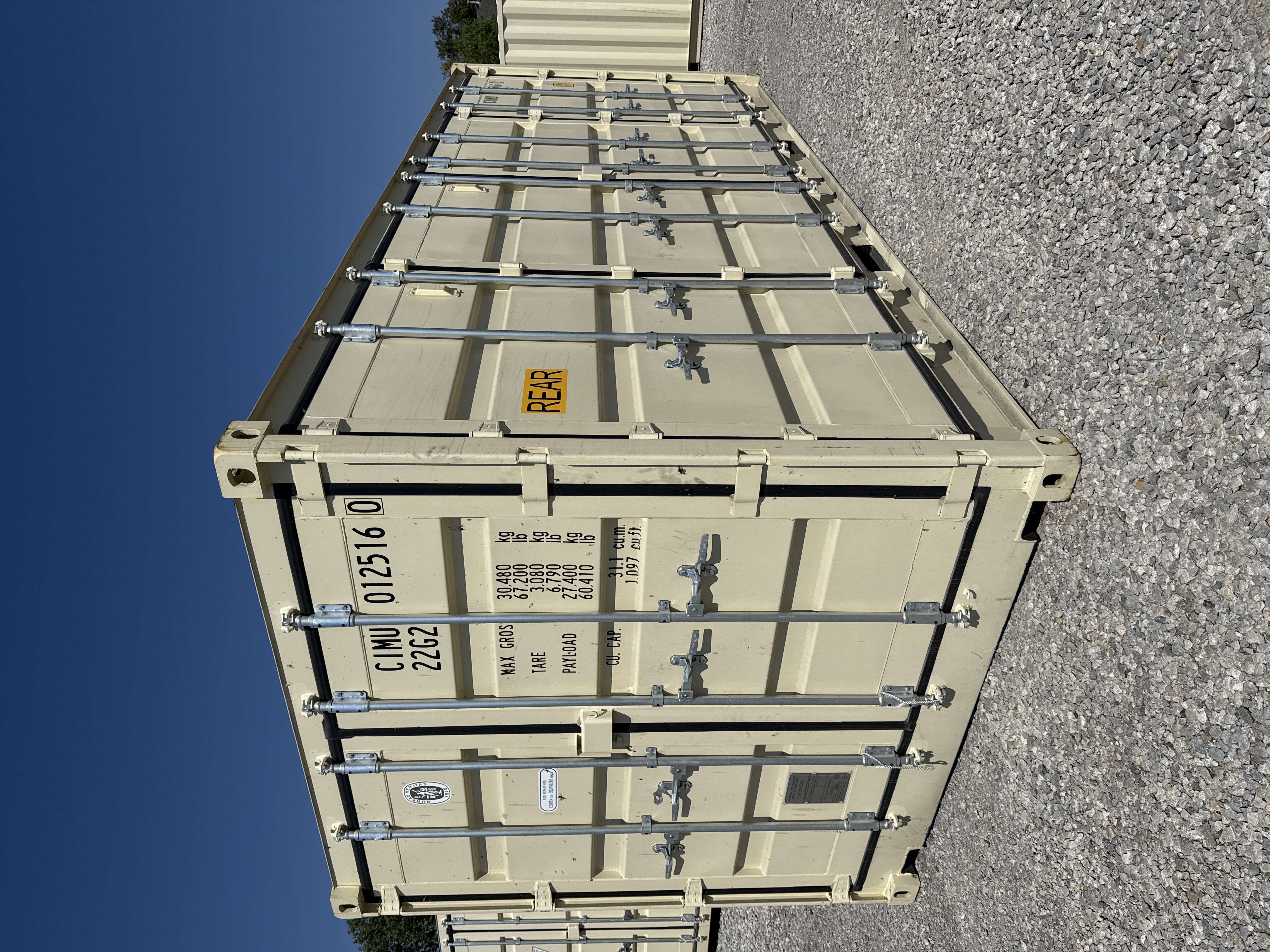 Front corner view of the product