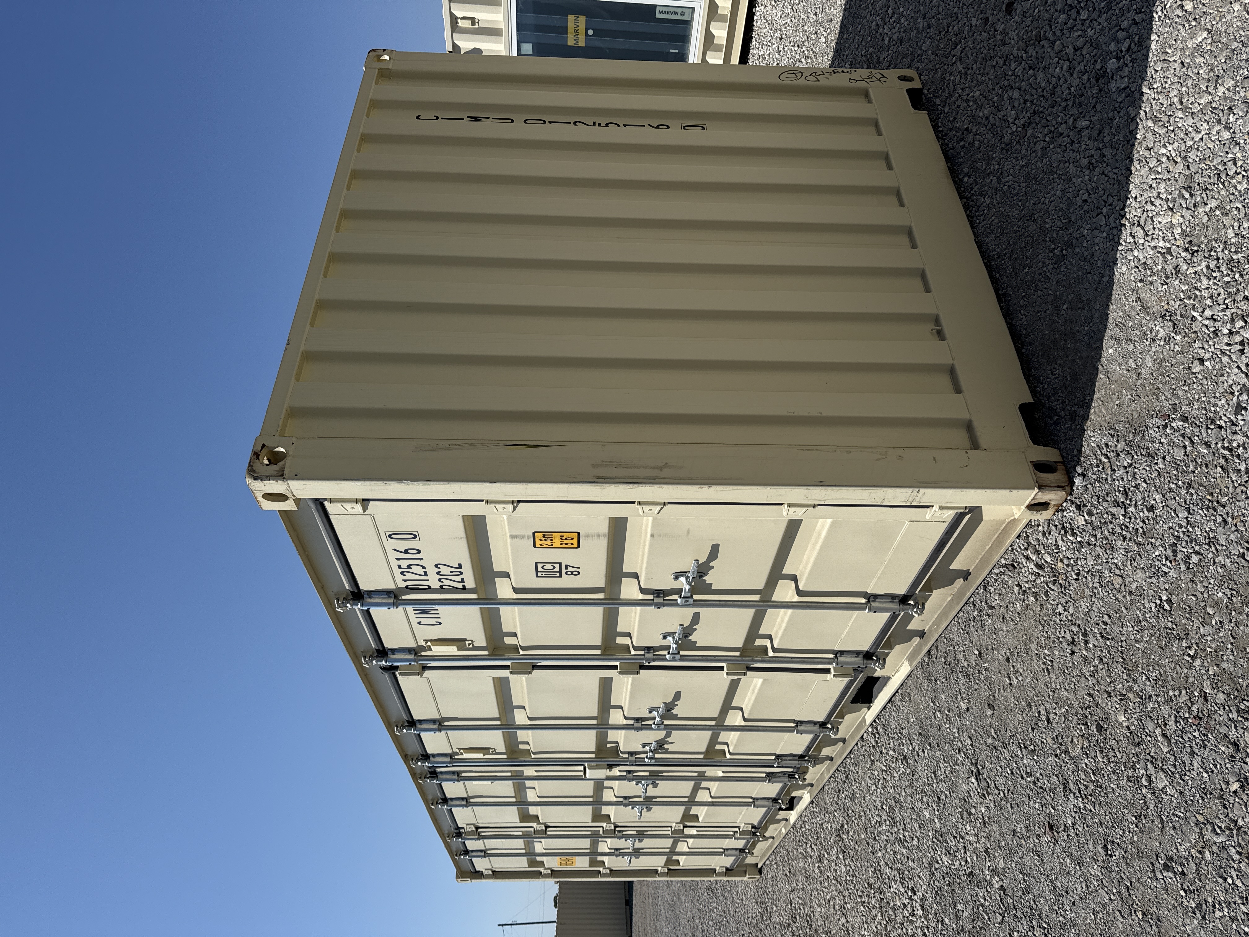 Rear corner view of the product