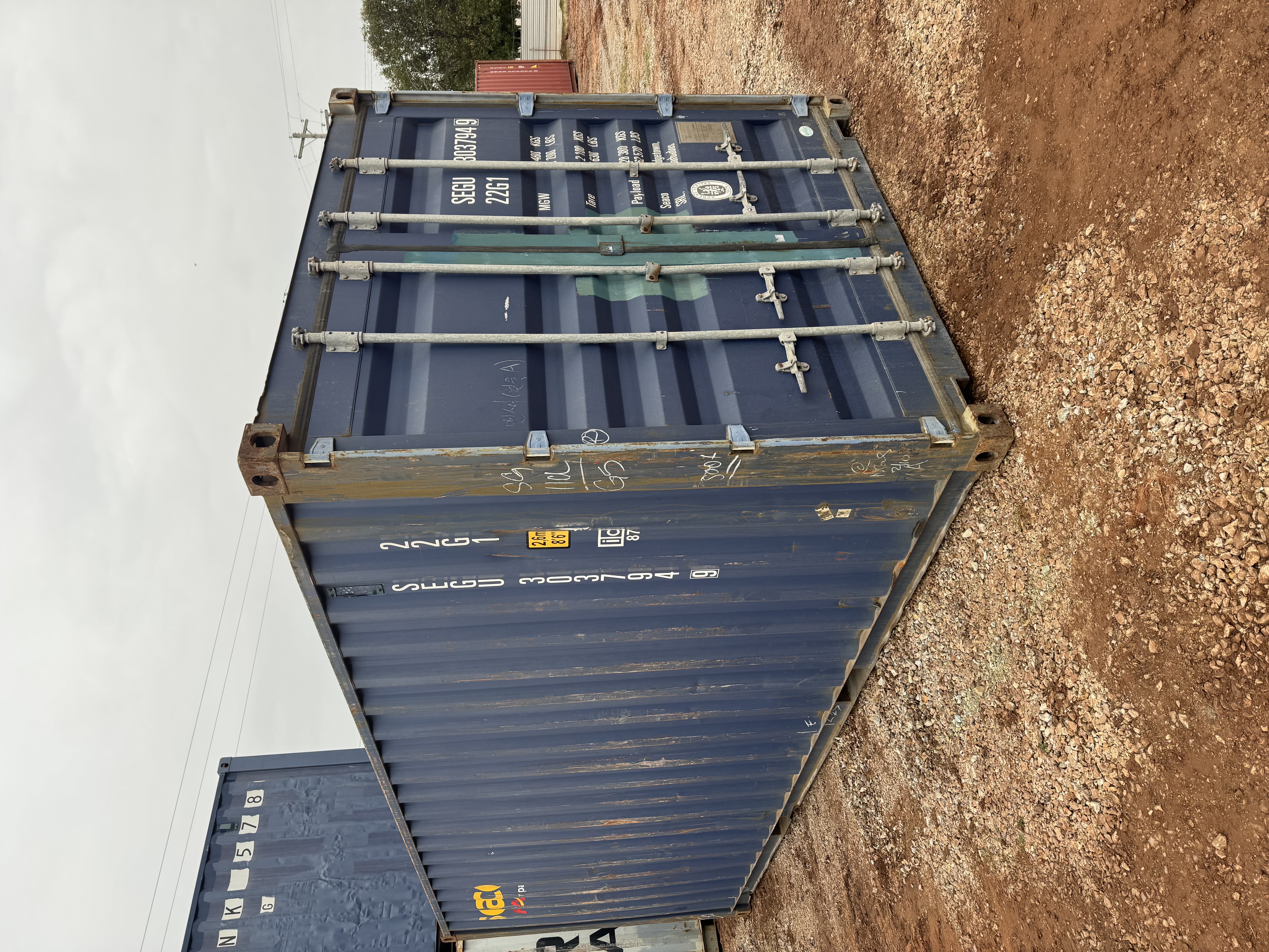 Front corner view of the product