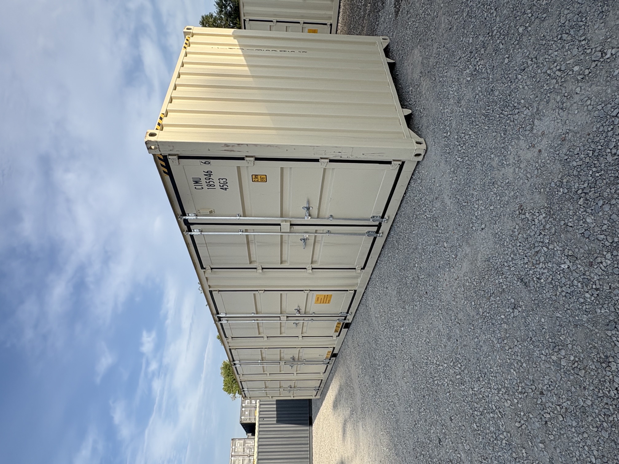 Front corner view of the product