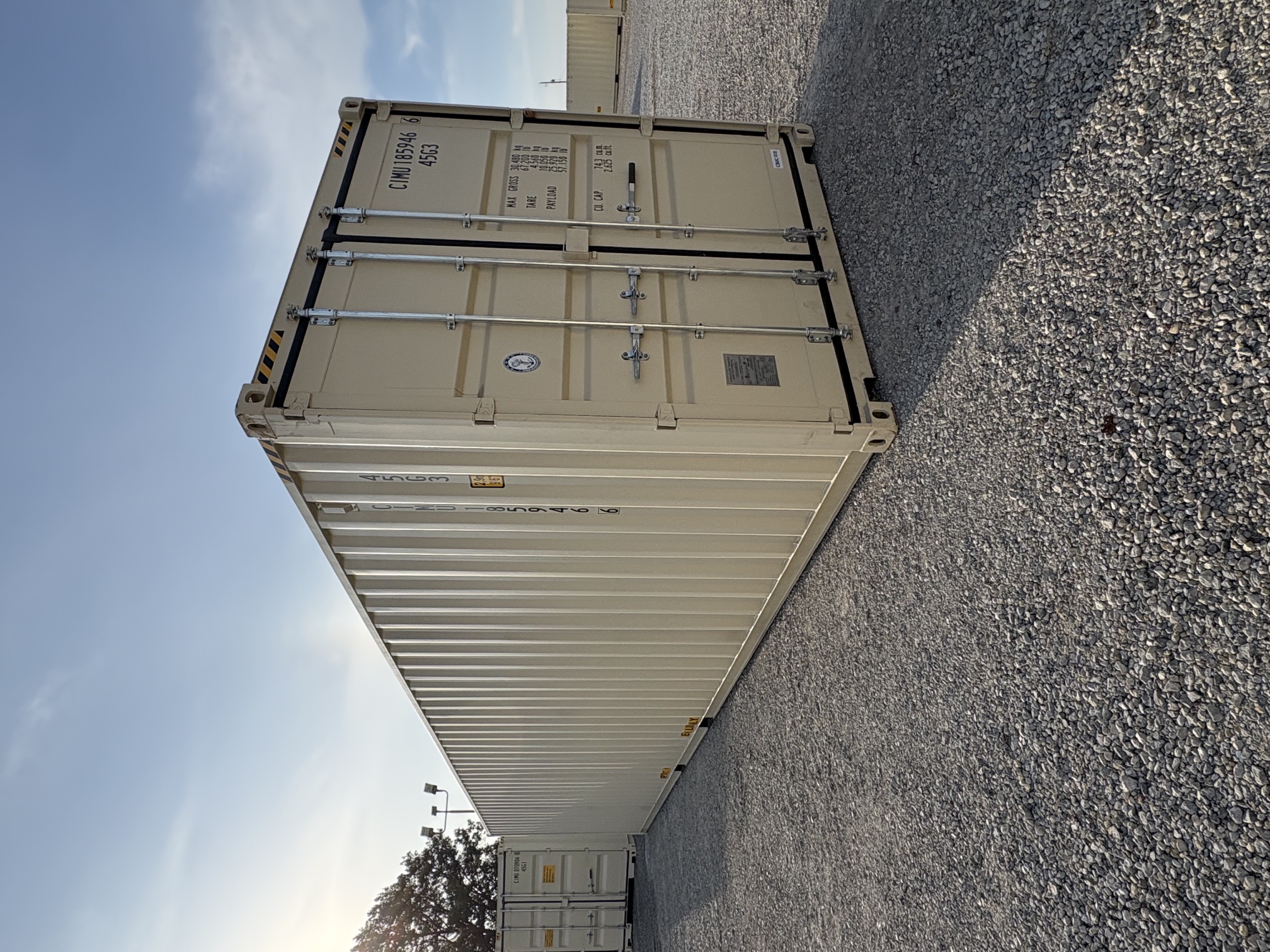 Rear corner view of the product