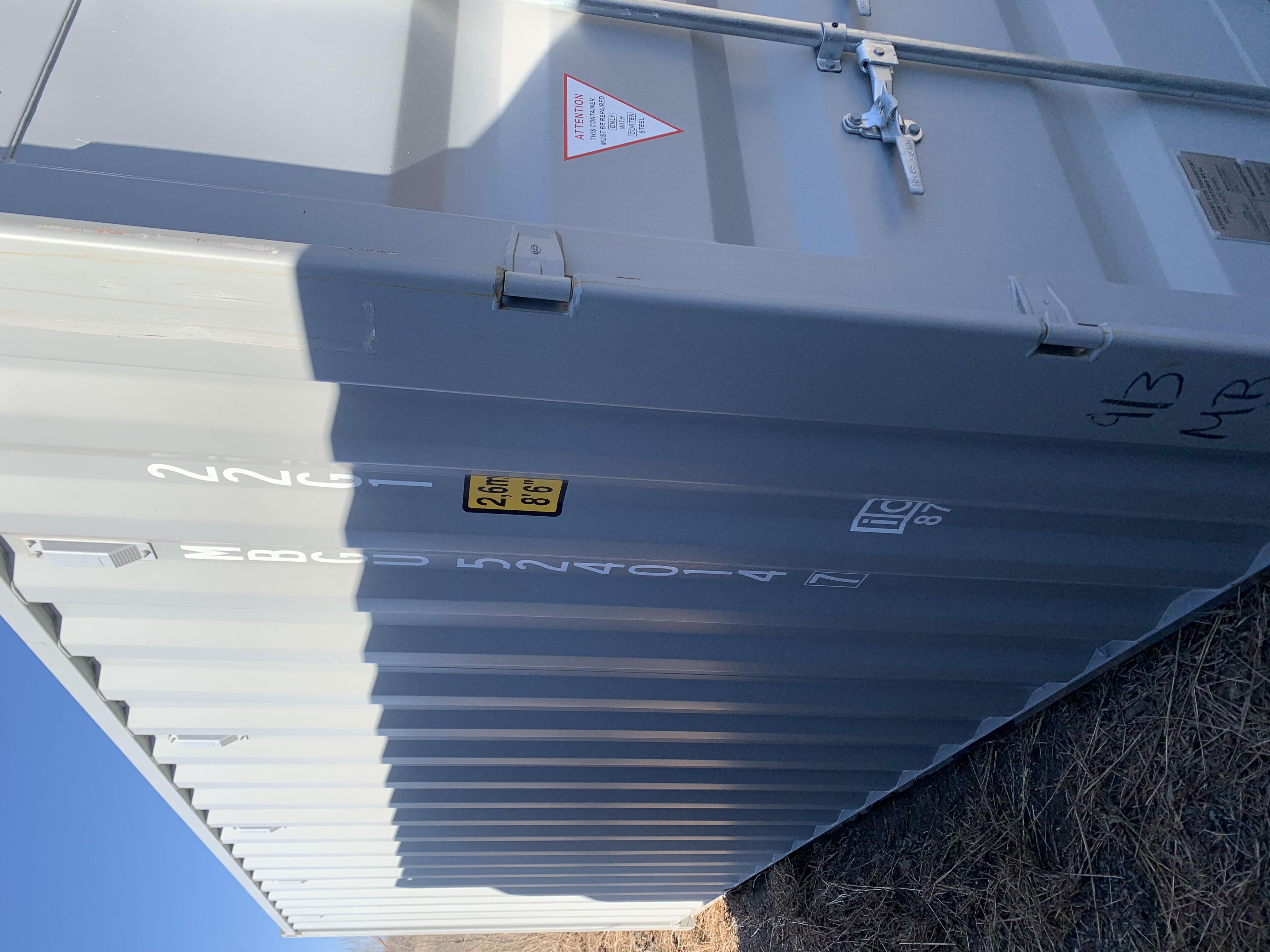 Front corner view of the product