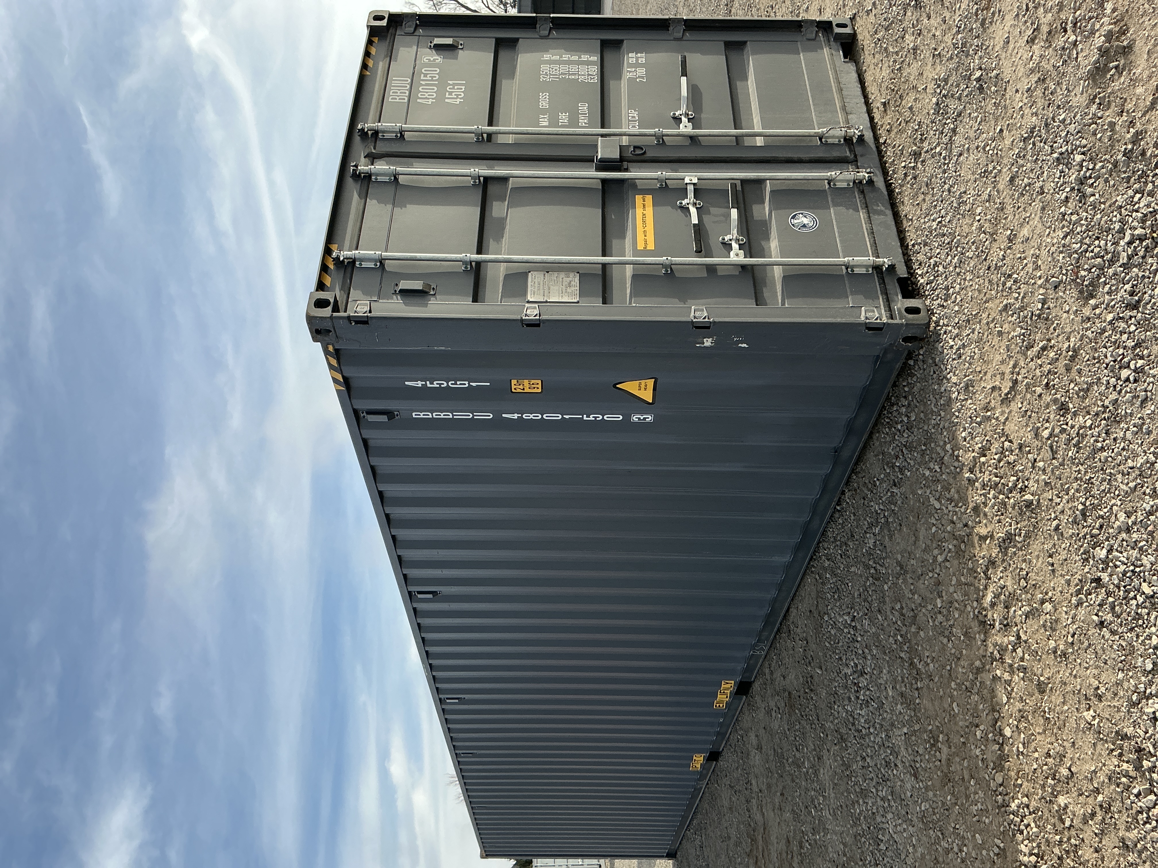 Front corner view of the product