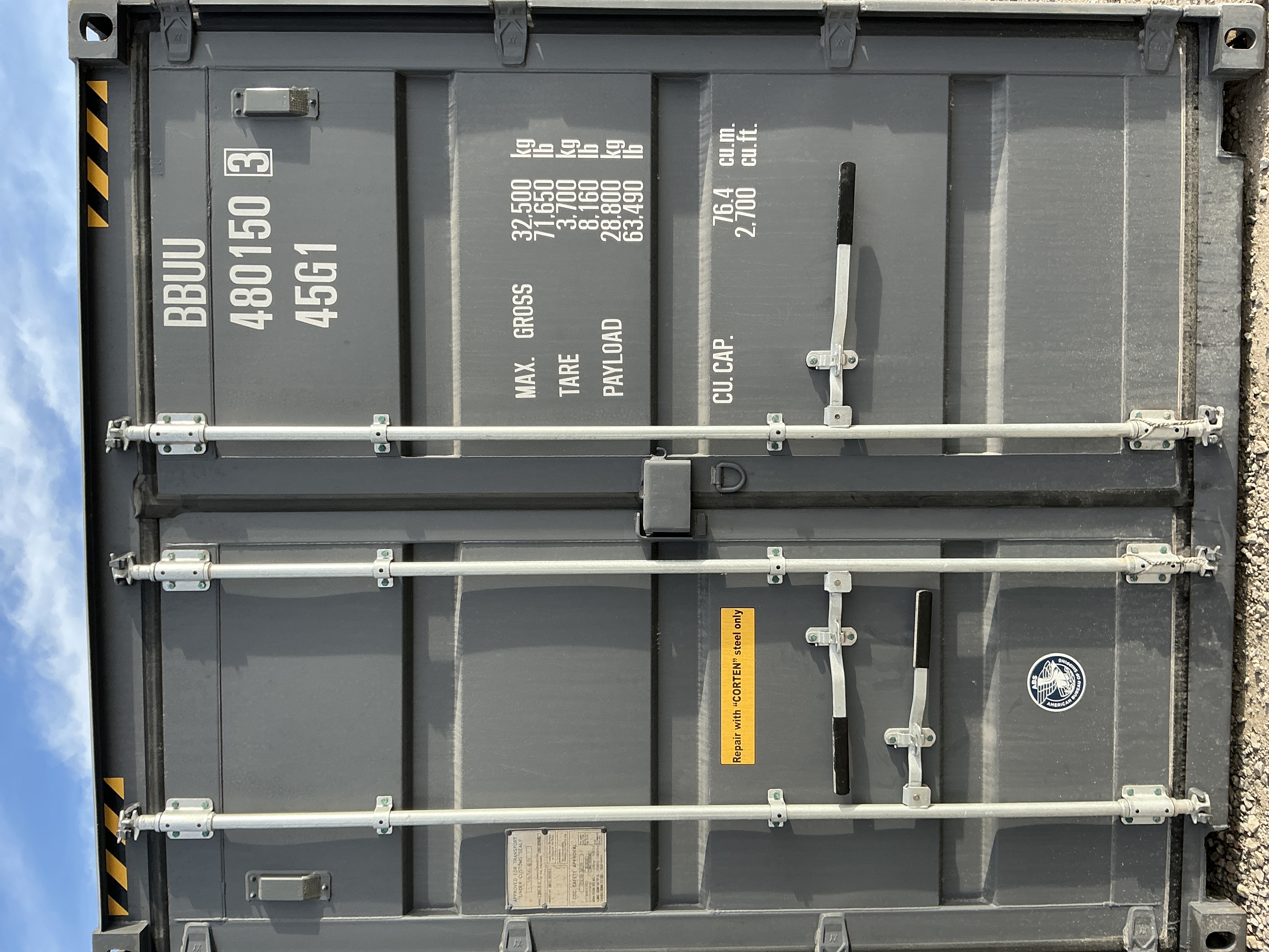 Front view of the product