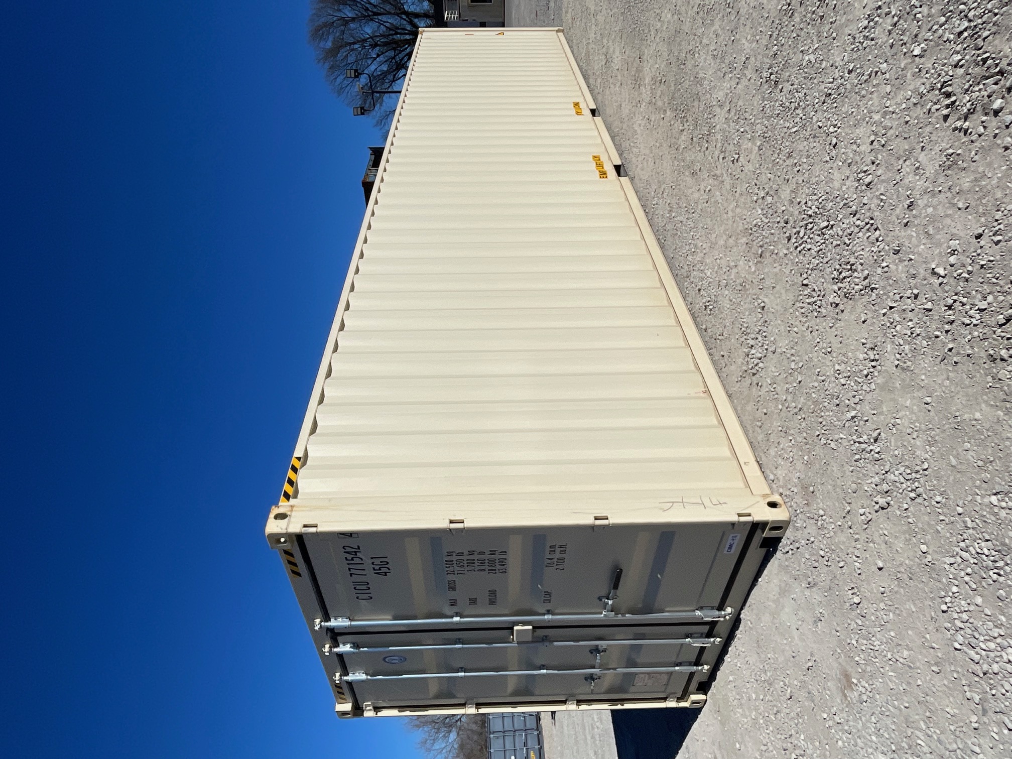 Front corner view of the product