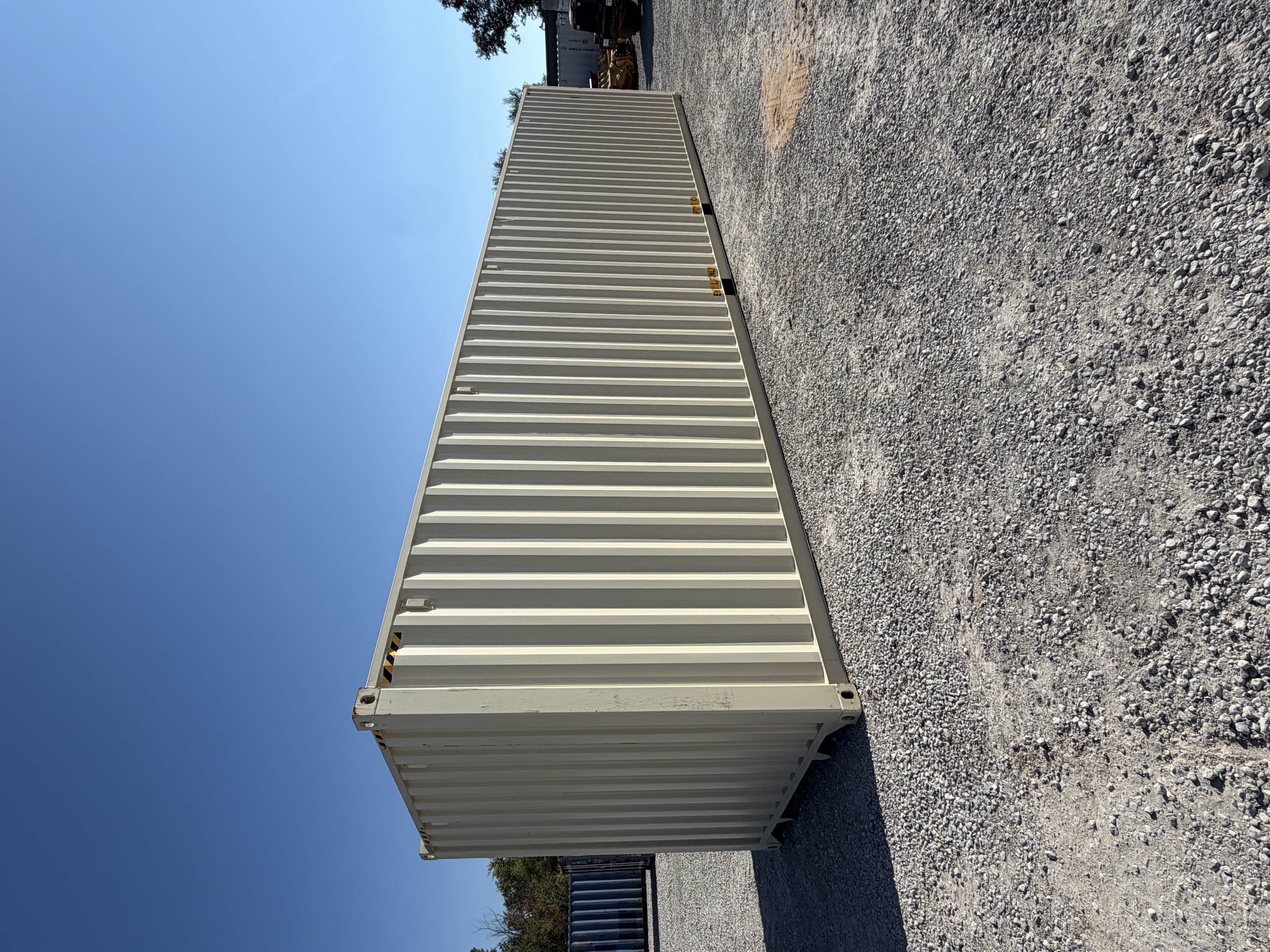Rear corner view of the product