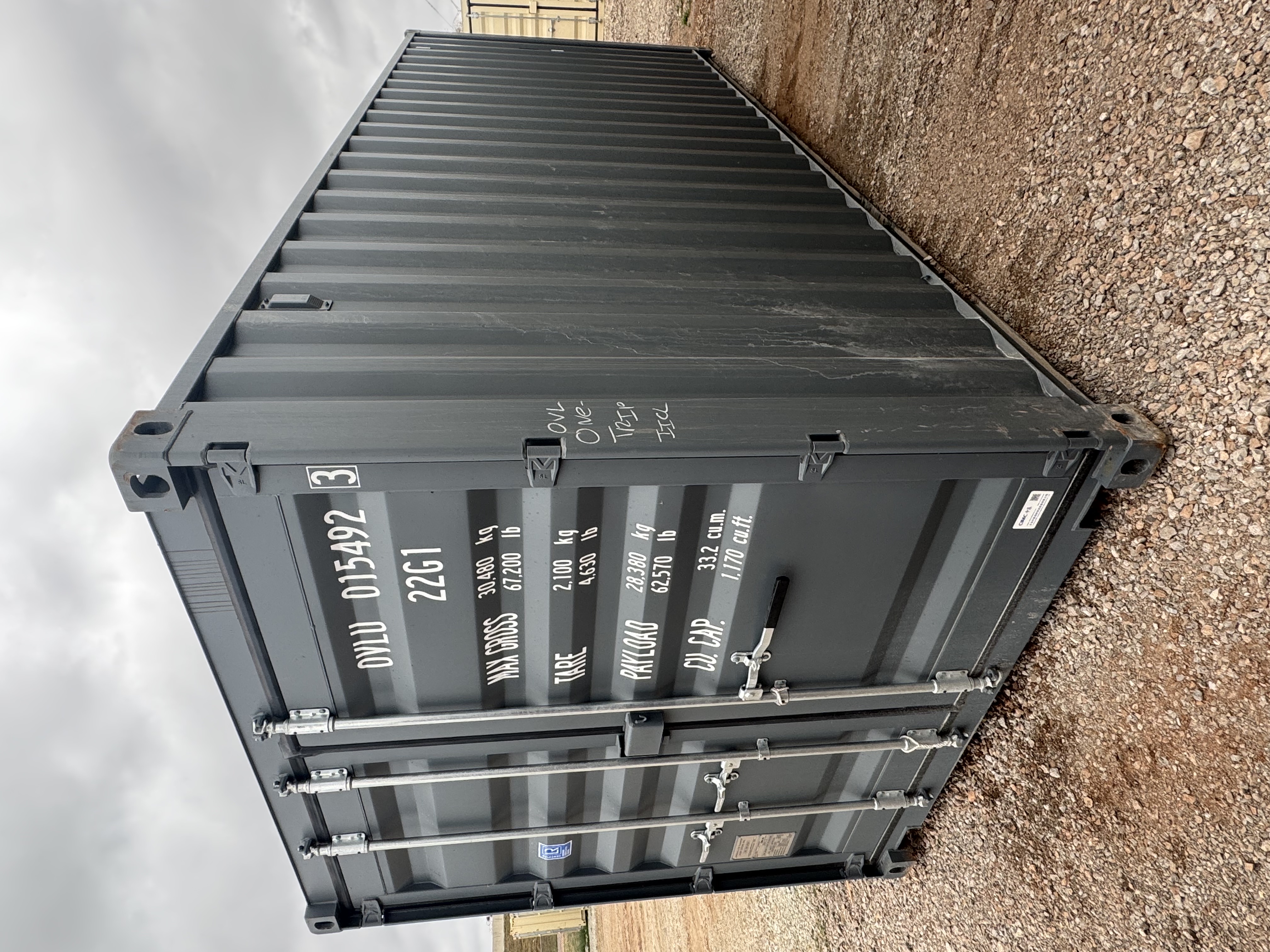 Front corner view of the product