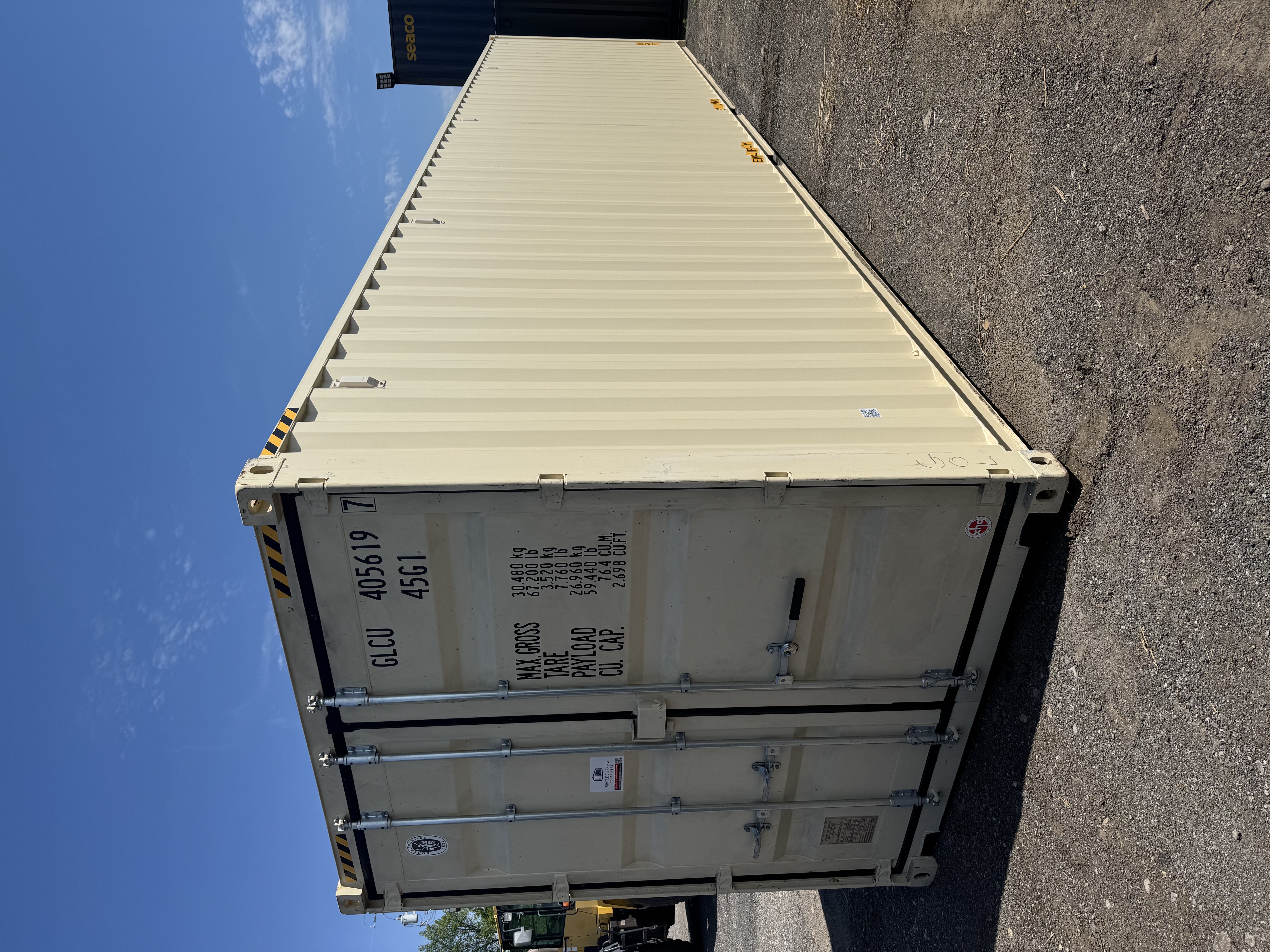 Rear corner view of the product